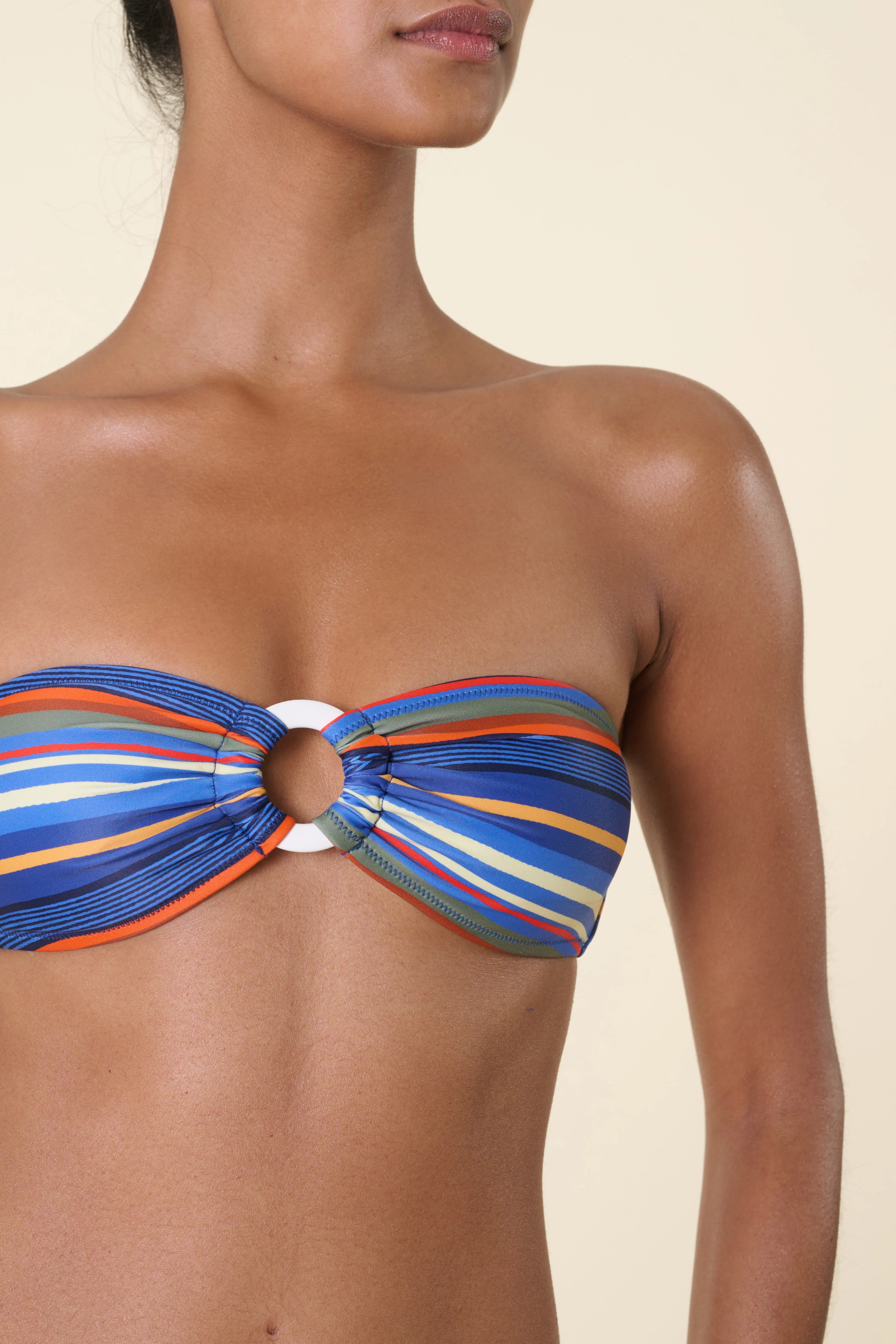 Emma Bikini Blue Stripes