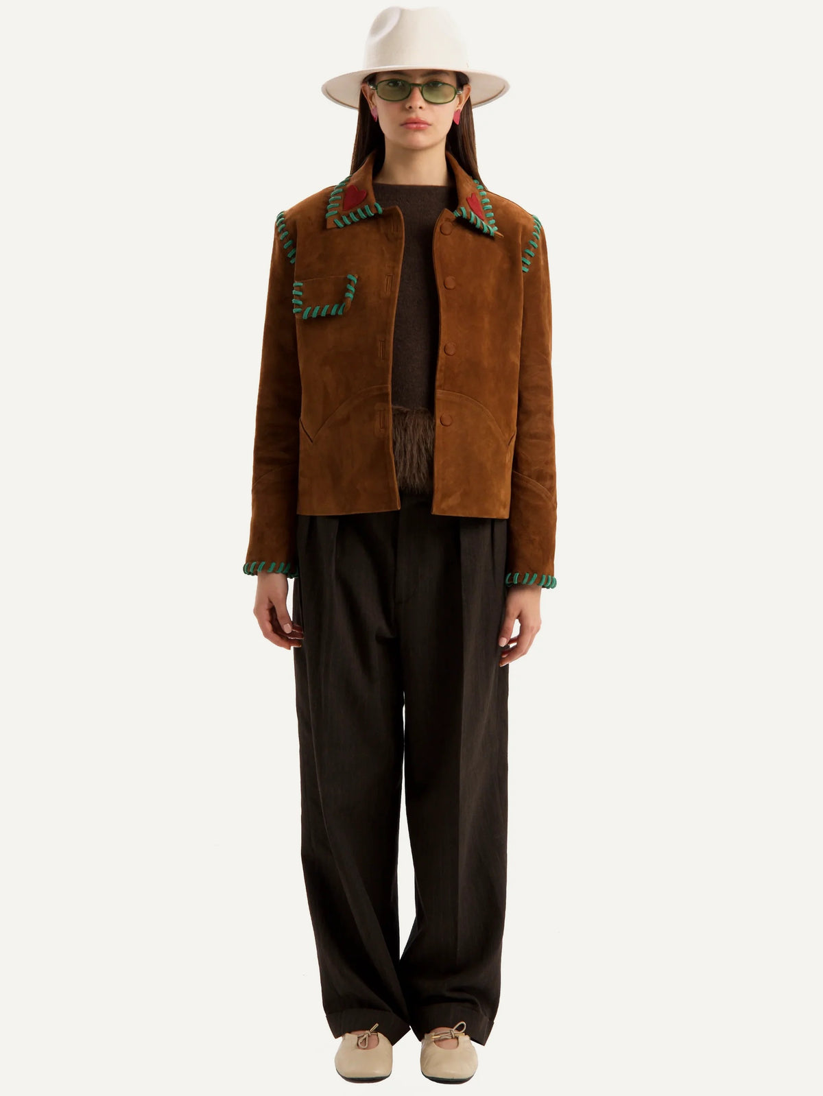 Veste en cuir Ano