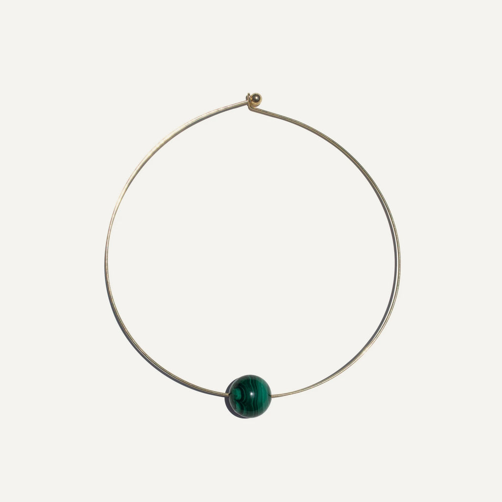 Collier Malachite Torque