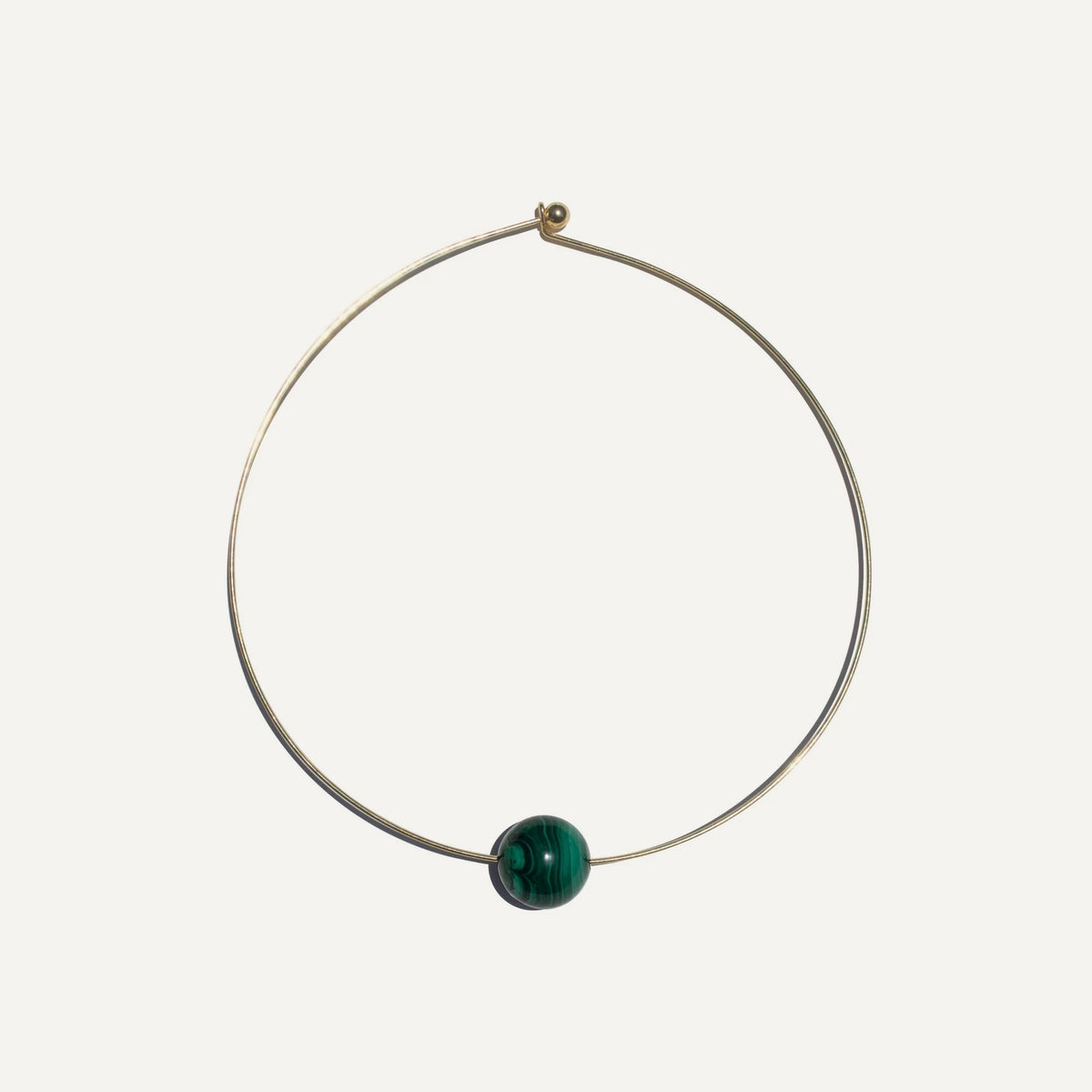 Collier Malachite Torque
