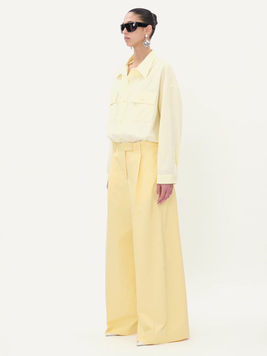 Pantalon Deva Garbardina - Light Yellow