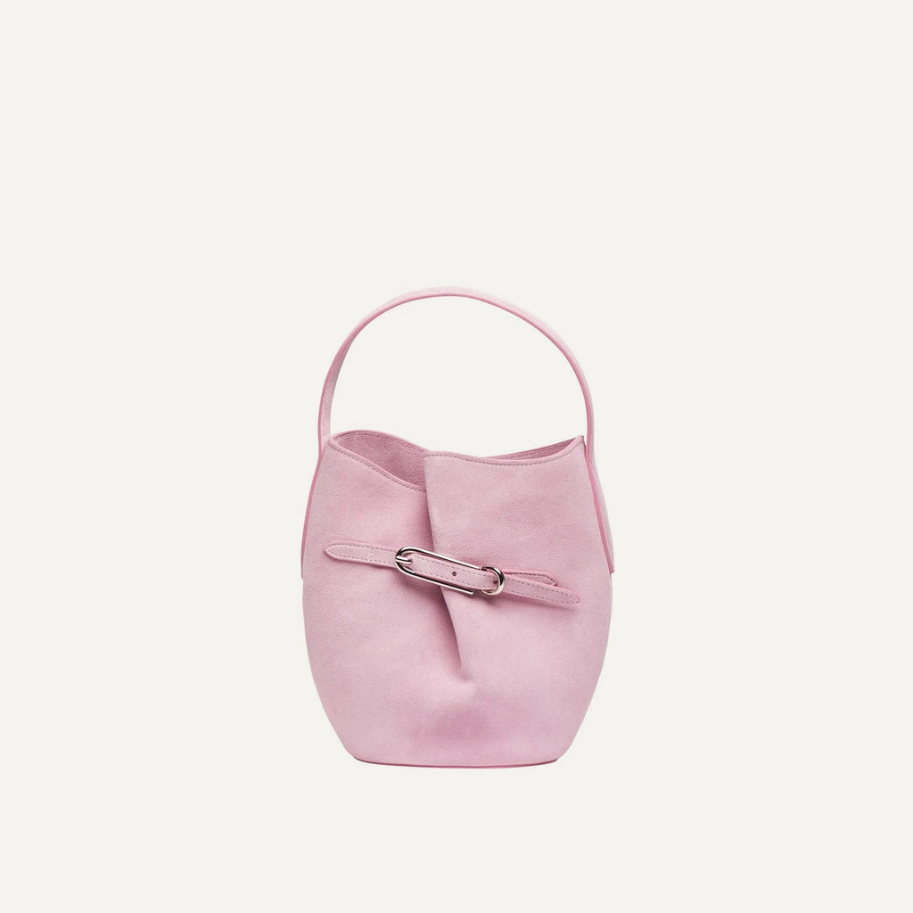 Sac Belted Bucket Mini - Suede Rose