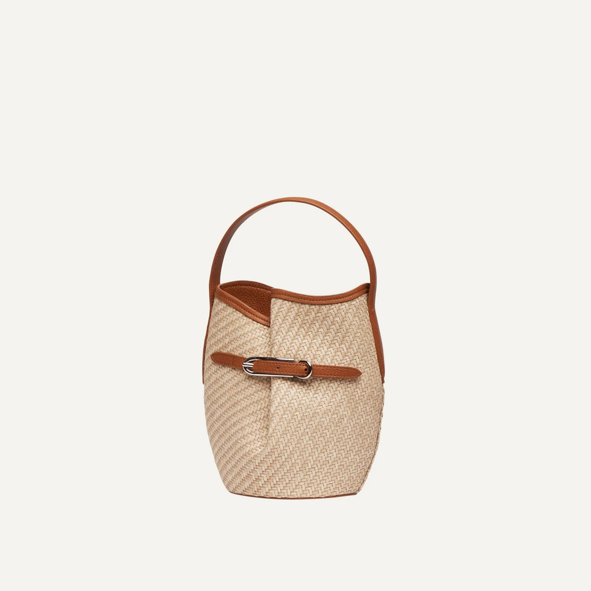 Sac Belted Bucket Mini - Raffia