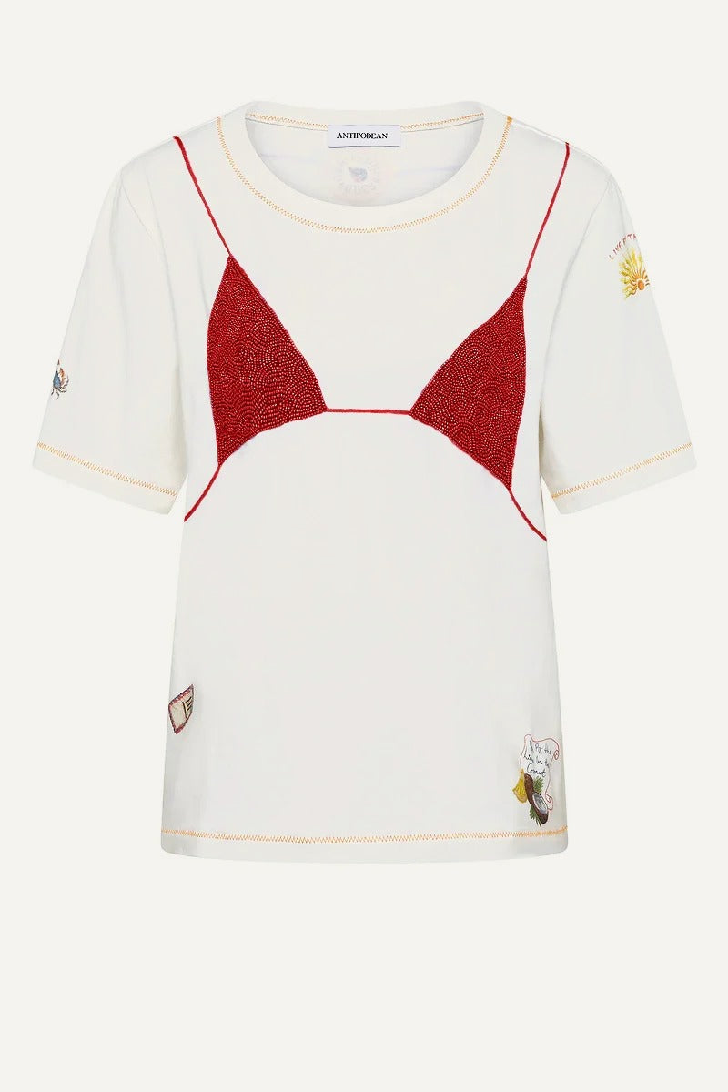 T-Shirt Vacay All Day Classic Red