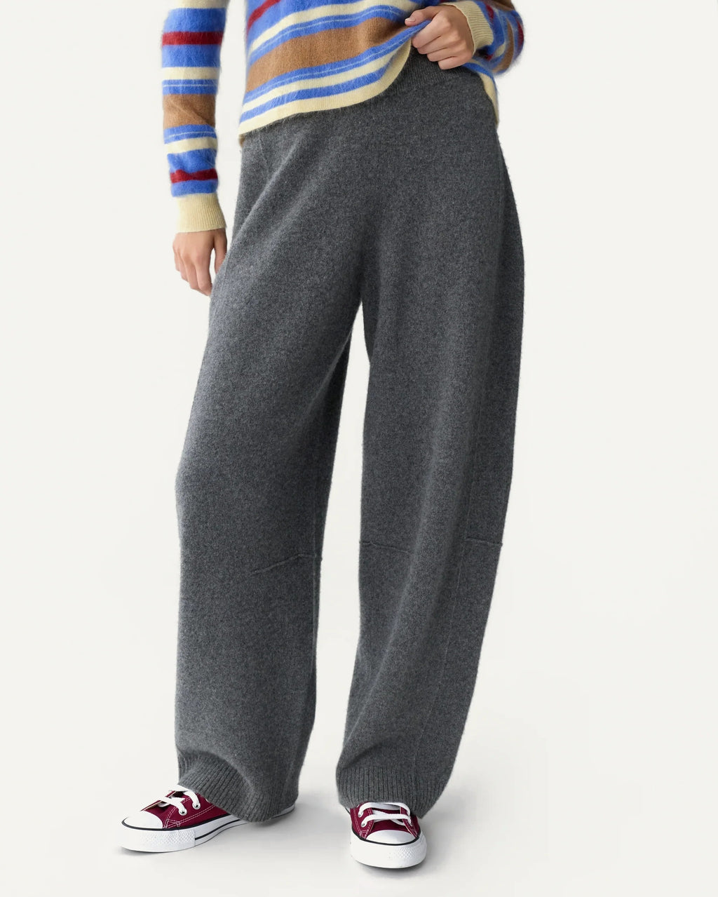 Pantalon Felted Barrel - Charcoal