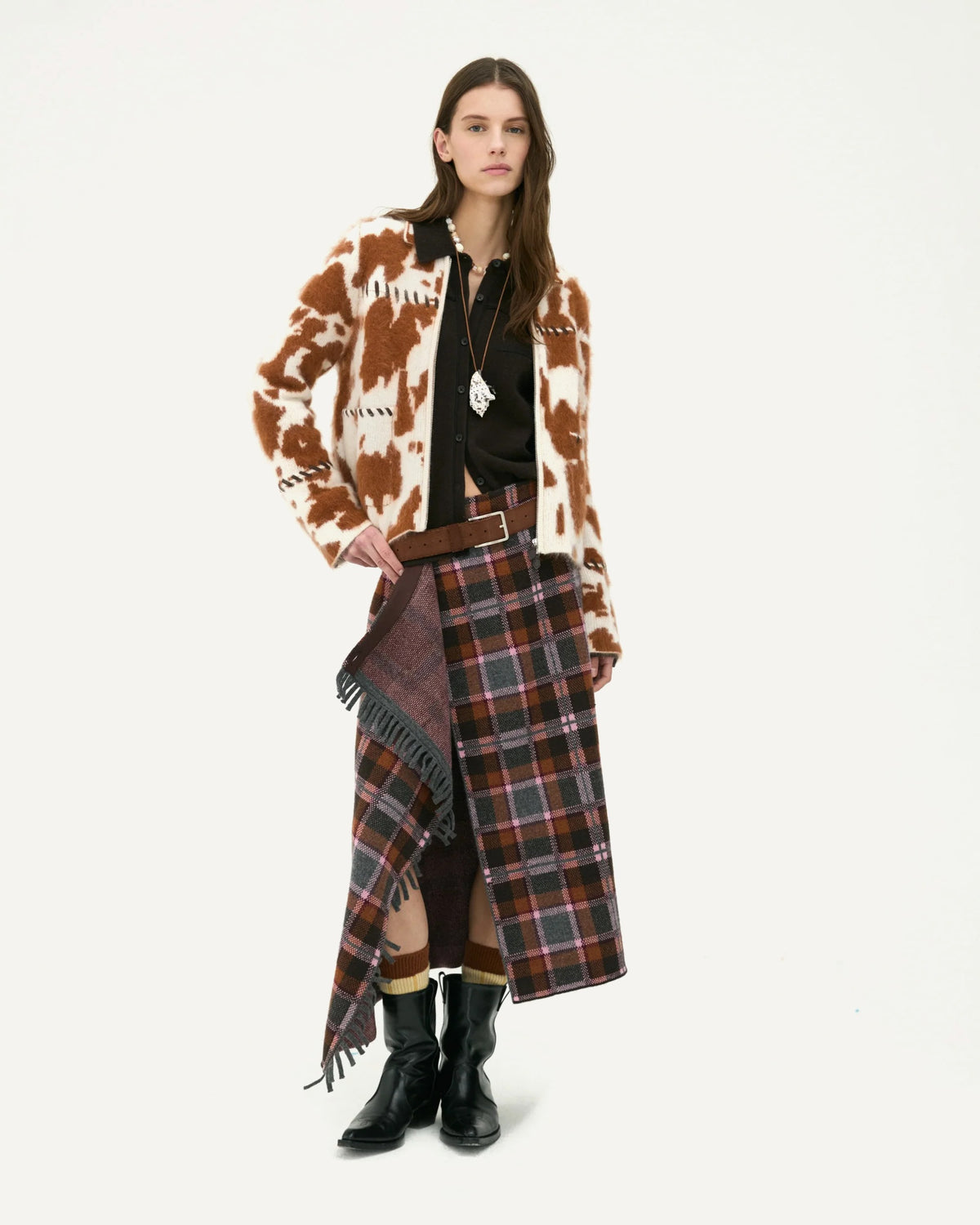 Jupe Tartan Wrap - Sprinkle Combo