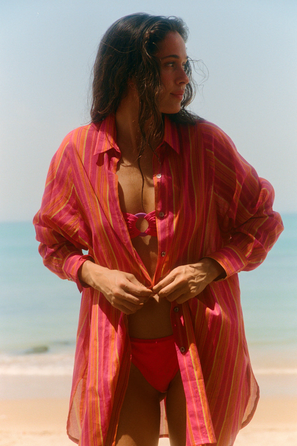 Chemise Stella Listra Pink