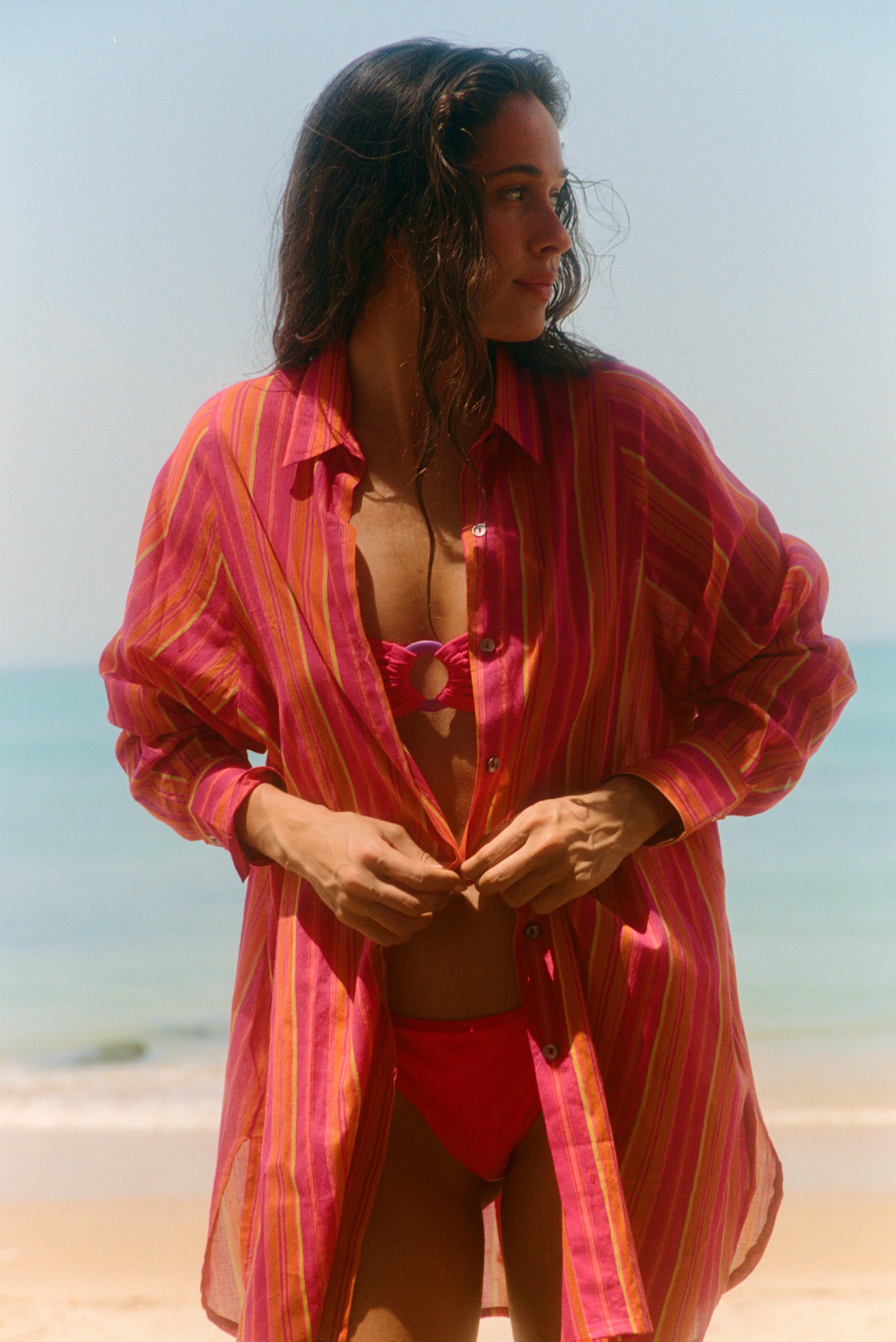 Chemise Stella Listra Pink