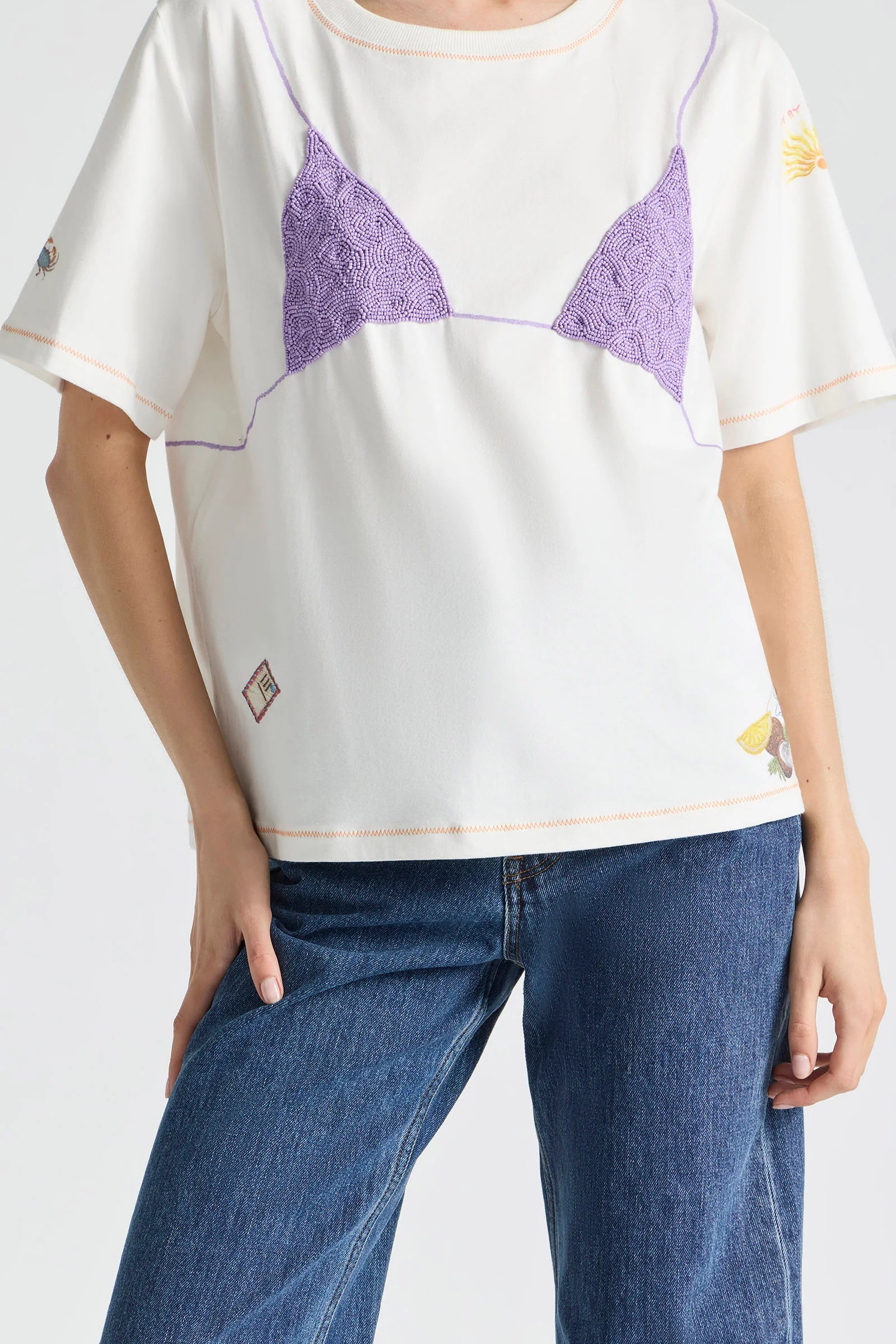 T-Shirt Vacay All Day Classic Lilac