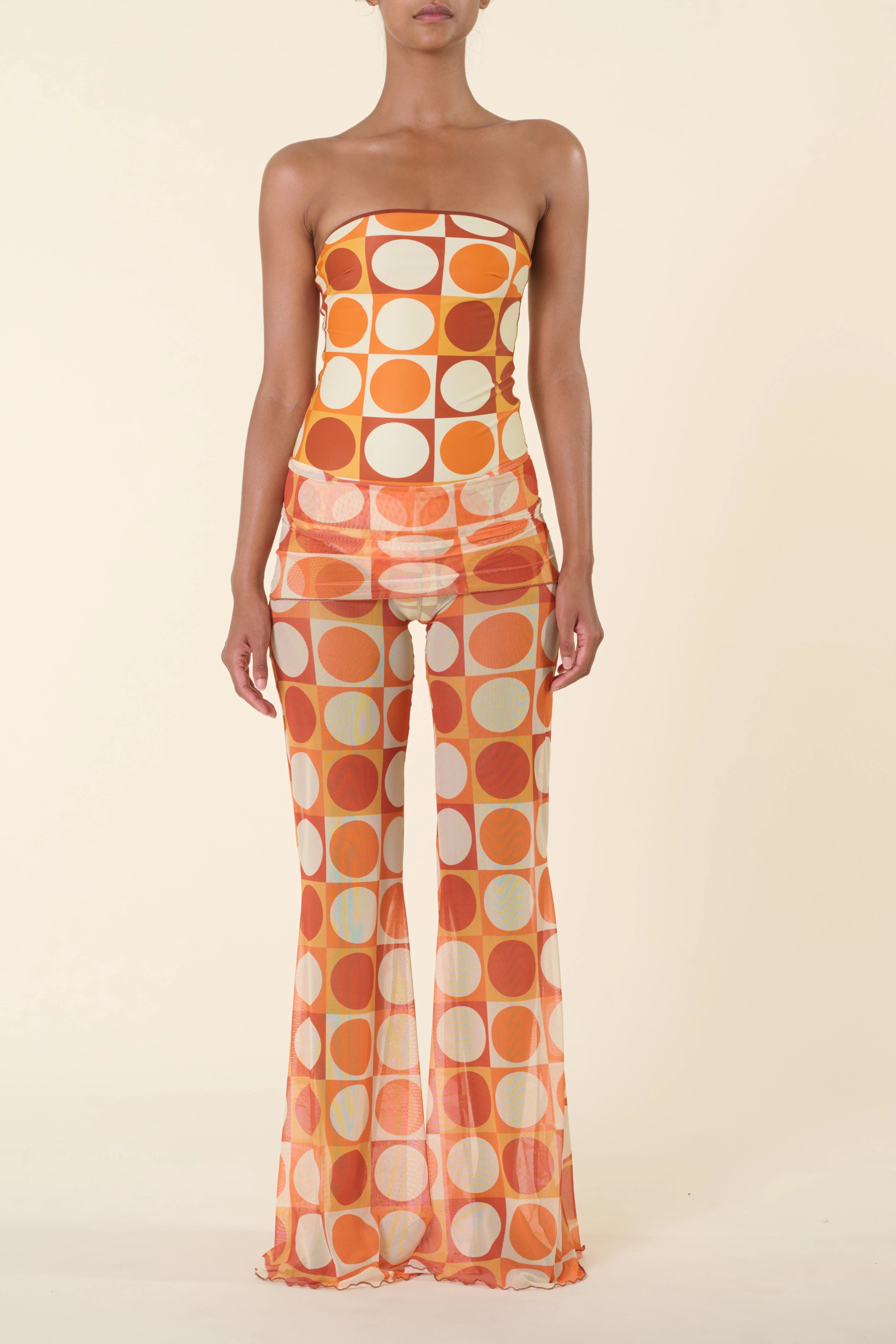 Pantalon Robi Retro Orange