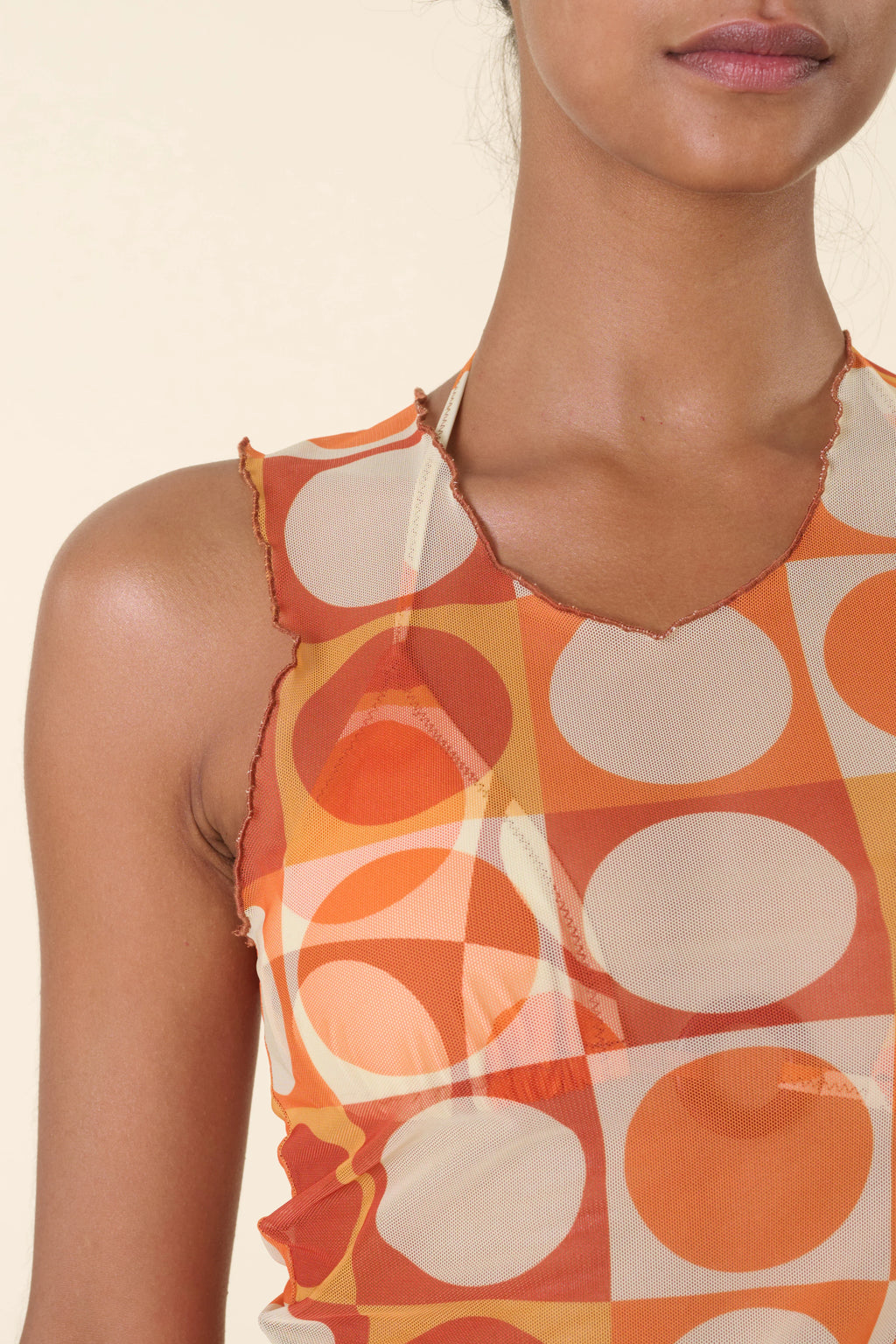 Top Barbi Retro Orange