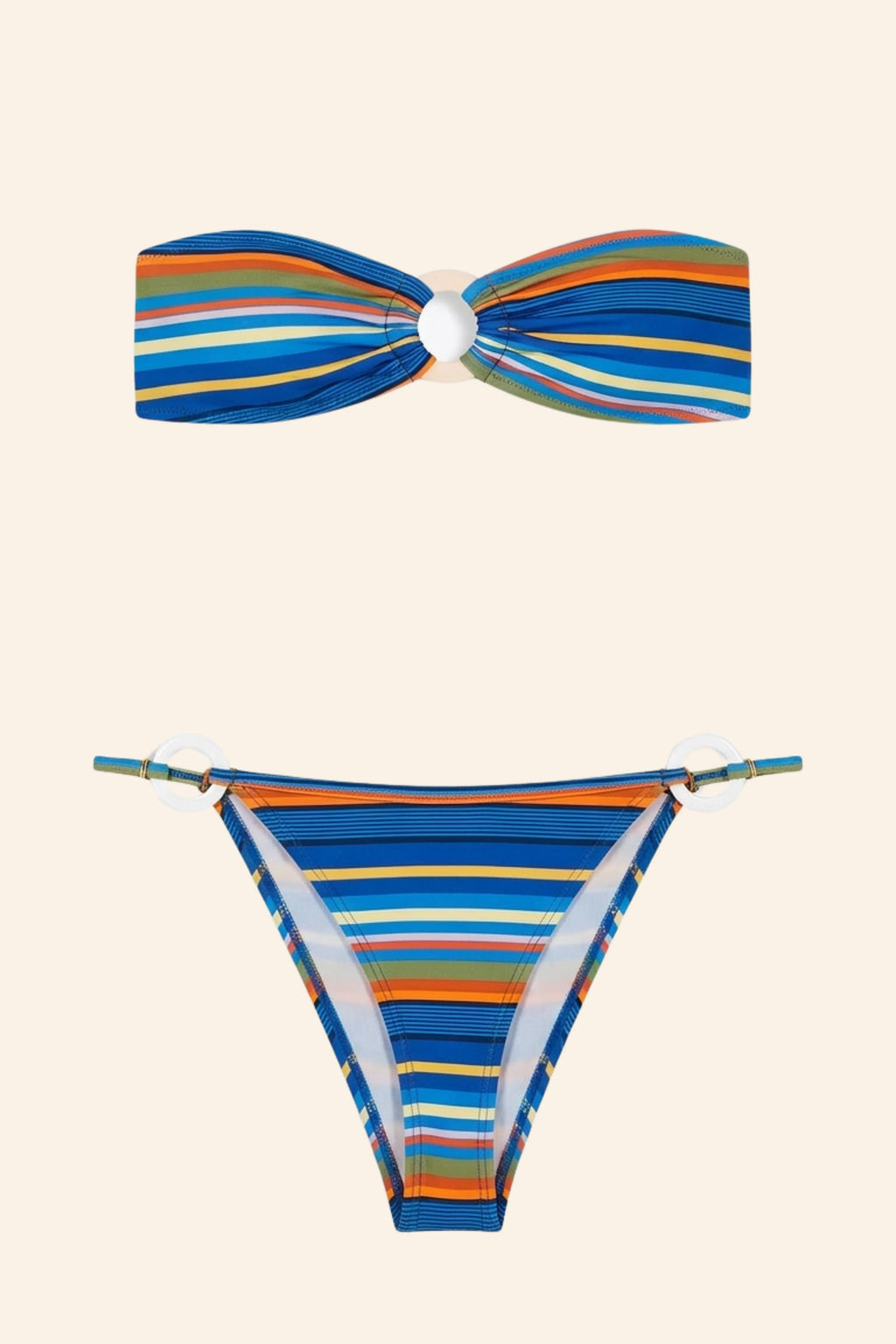 Emma Bikini Blue Stripes