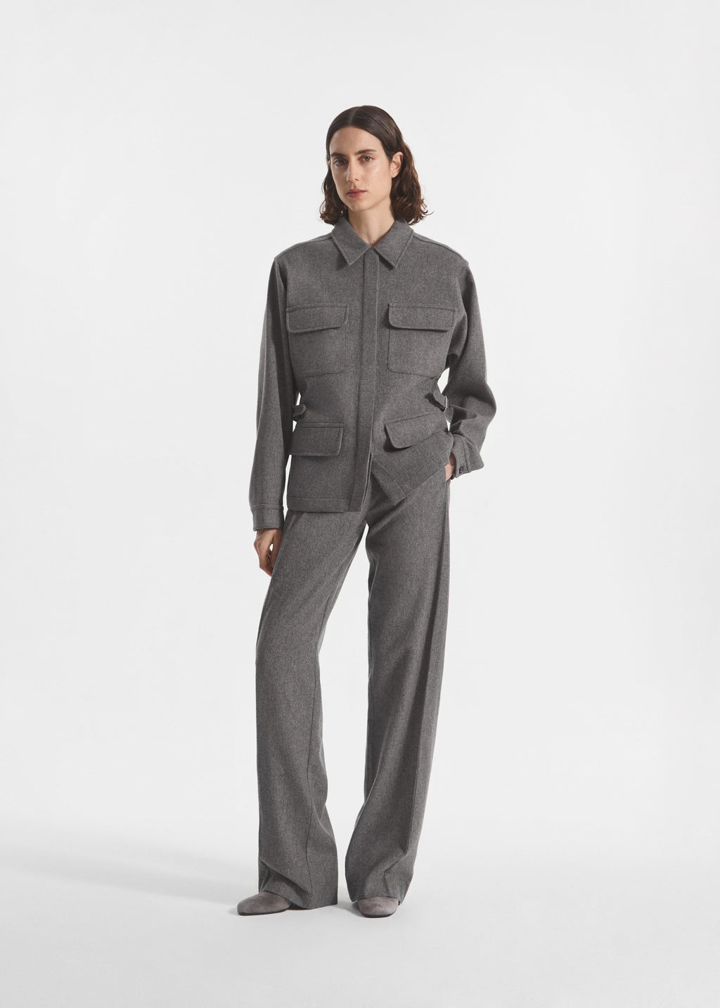 Surchemise Workwear Gris Chiné - CO Collection