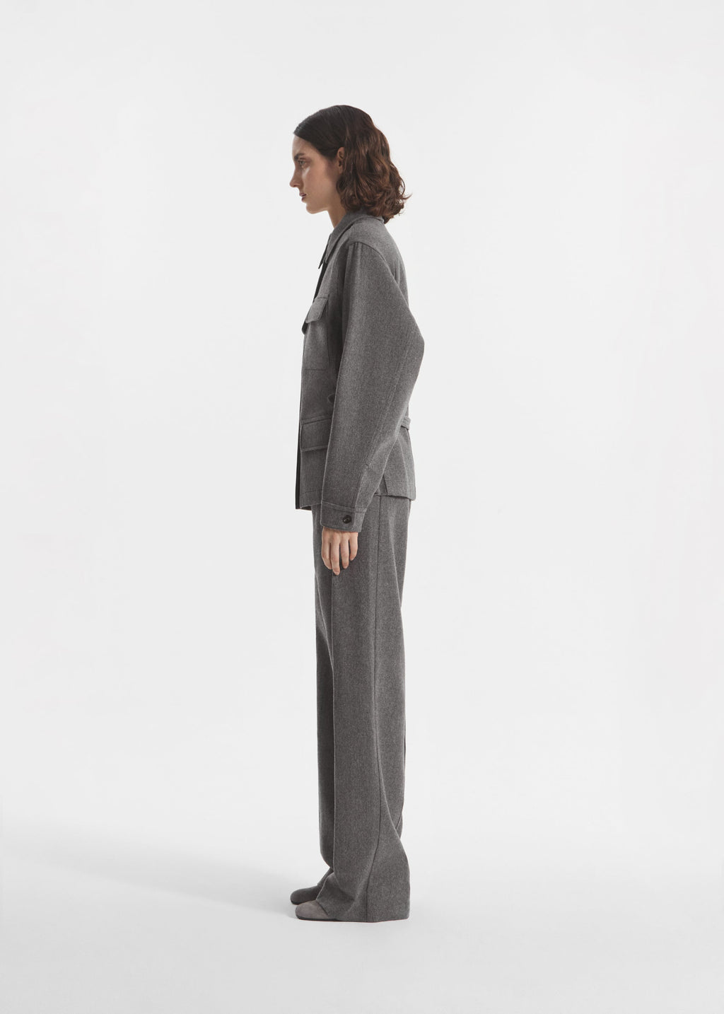 Surchemise Workwear Gris Chiné - CO Collection