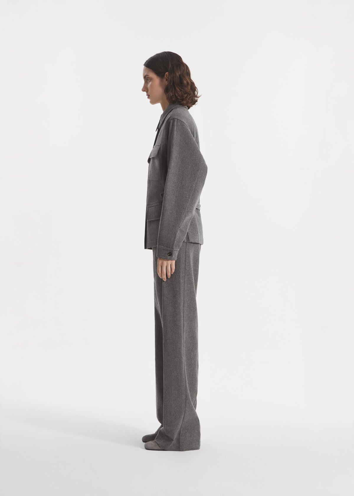 Surchemise Workwear Gris Chiné - CO Collection
