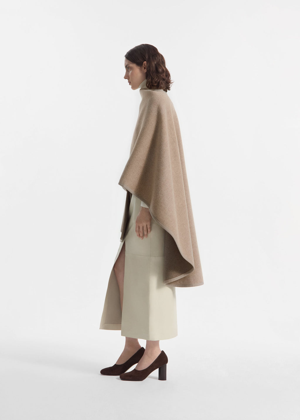 Cape Drapée Taupe - CO Collection