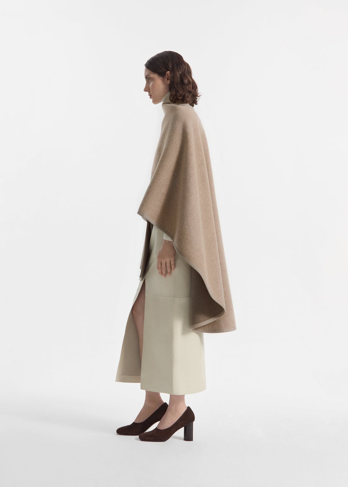 Cape Drapée Taupe - CO Collection