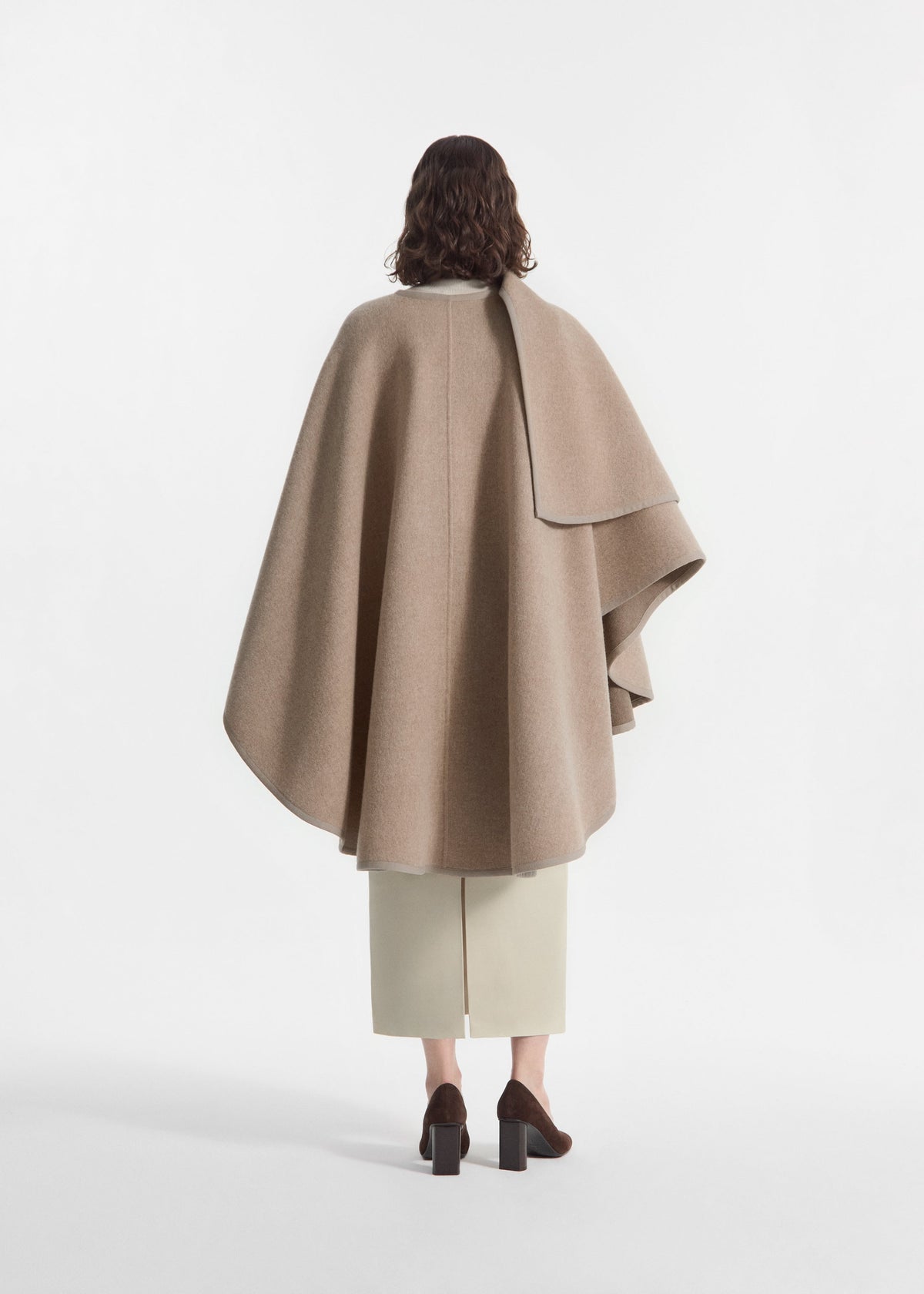 Cape Drapée Taupe - CO Collection