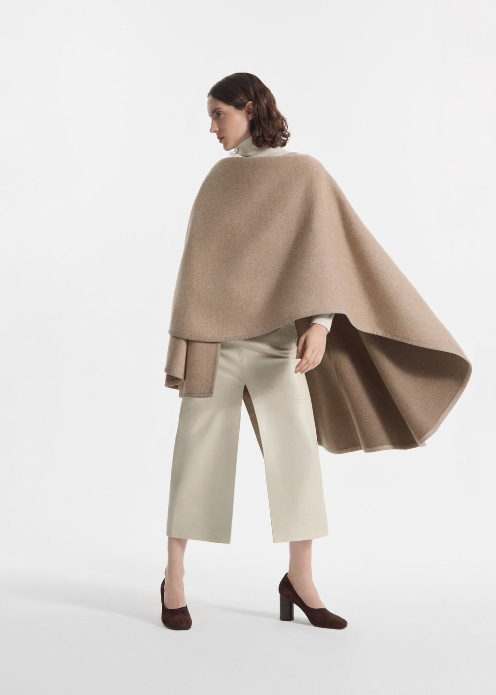 Cape Drapée Taupe - CO Collection
