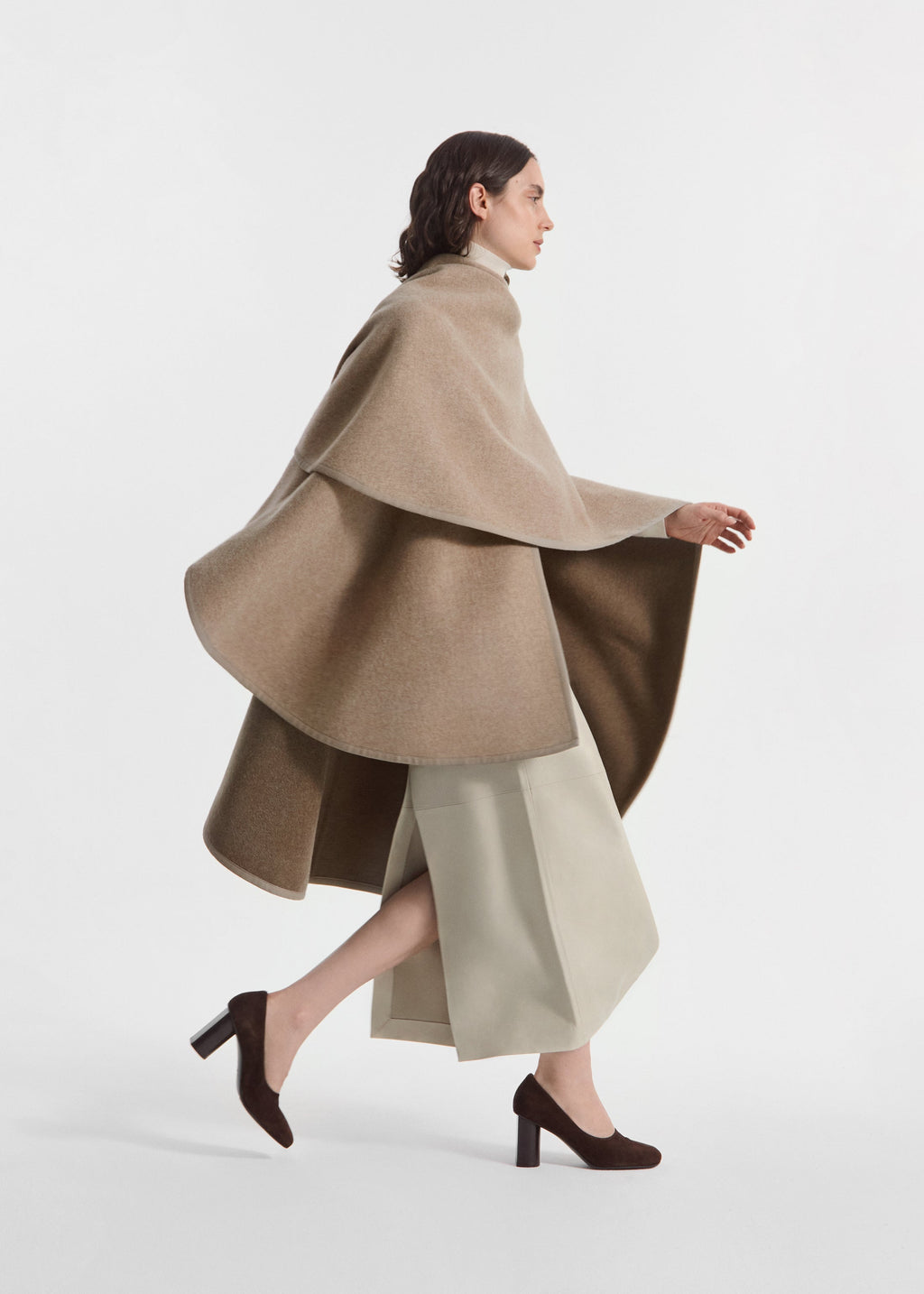 Cape Drapée Taupe - CO Collection