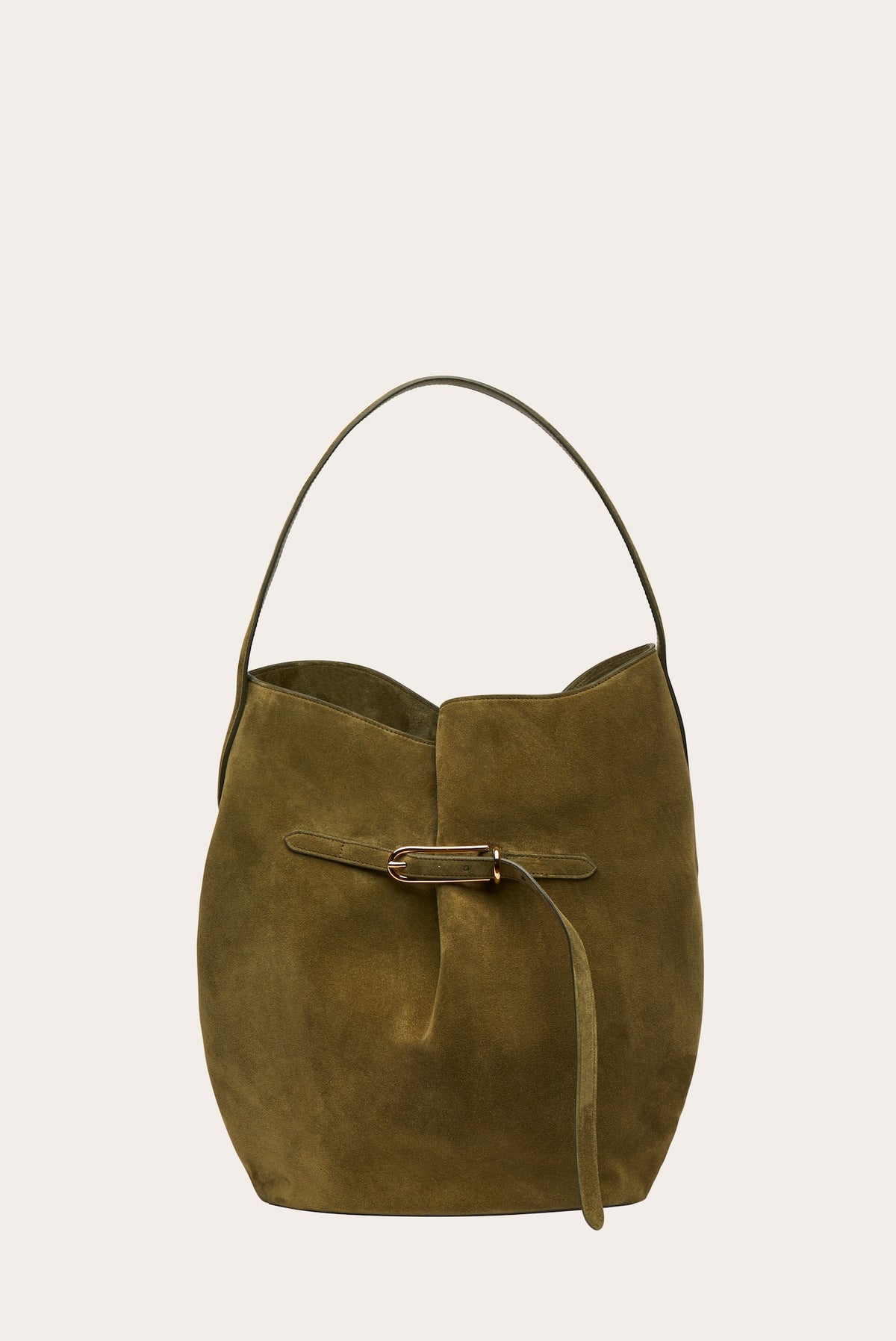 Sac Belted Bucket Grand Modèle - Suede Army