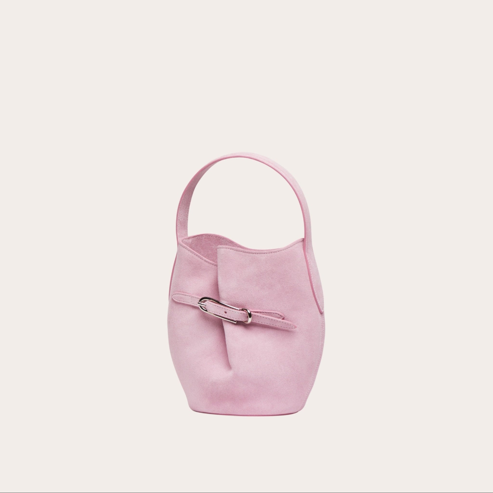 Sac Belted Bucket Mini - Suede Rose