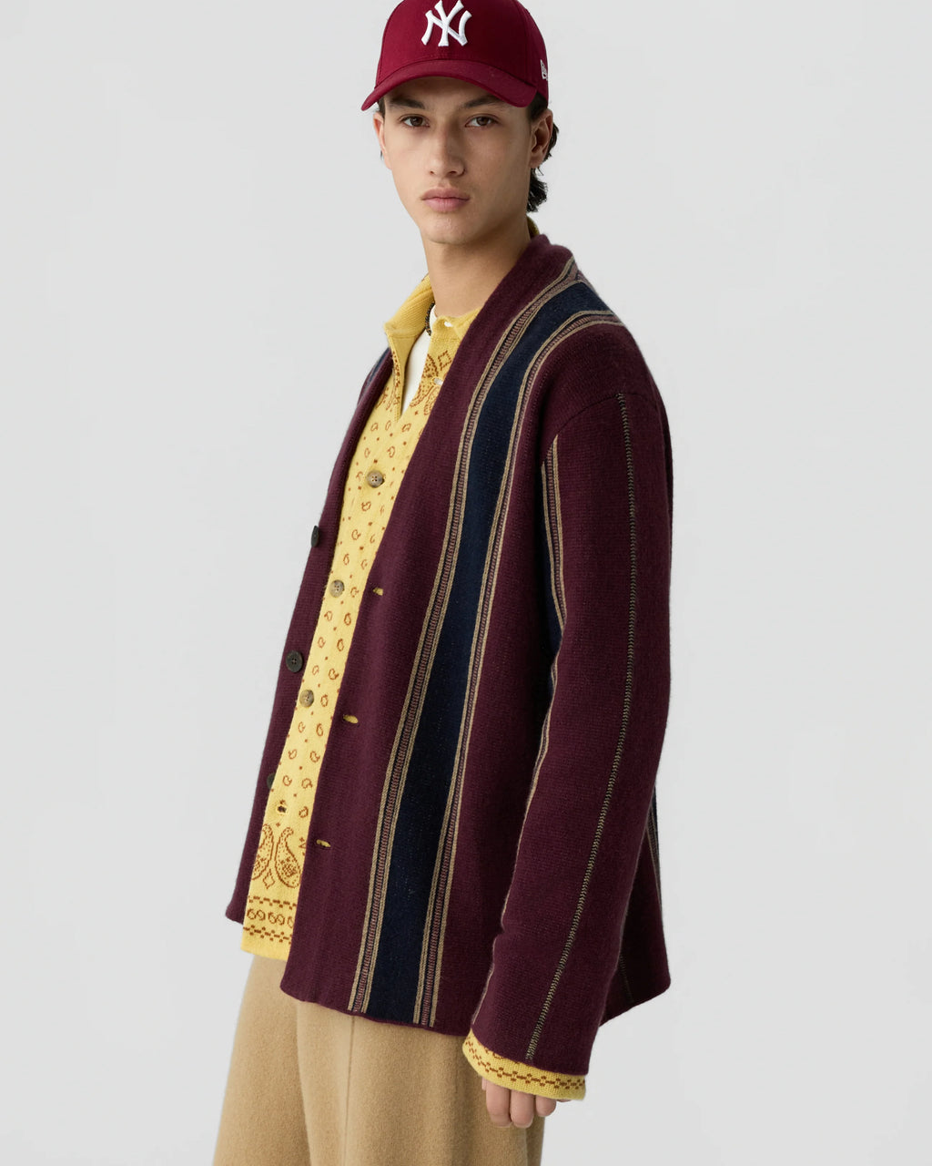 Cardigan Baja Everywear - Fig Combo