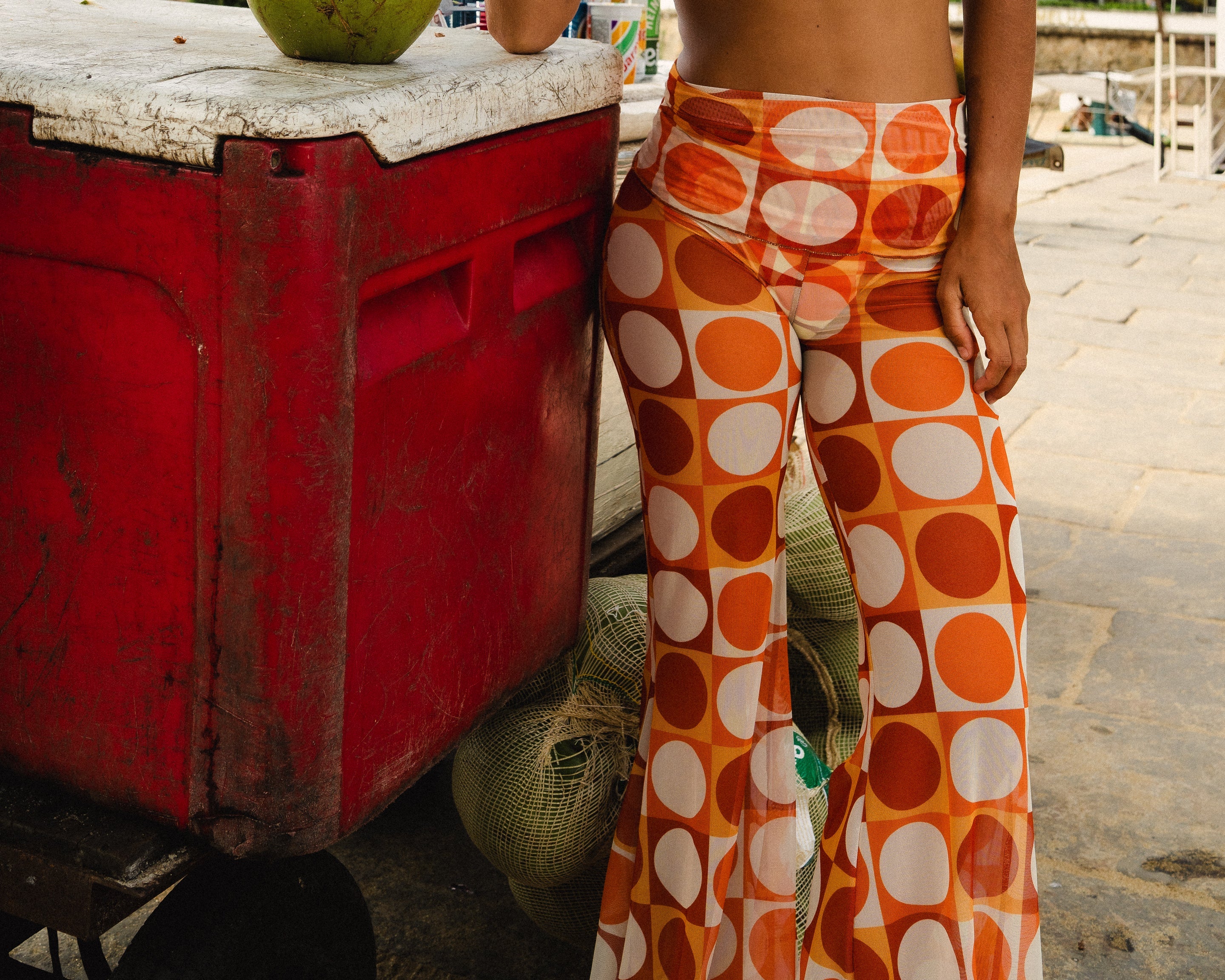 Pantalon Robi Retro Orange