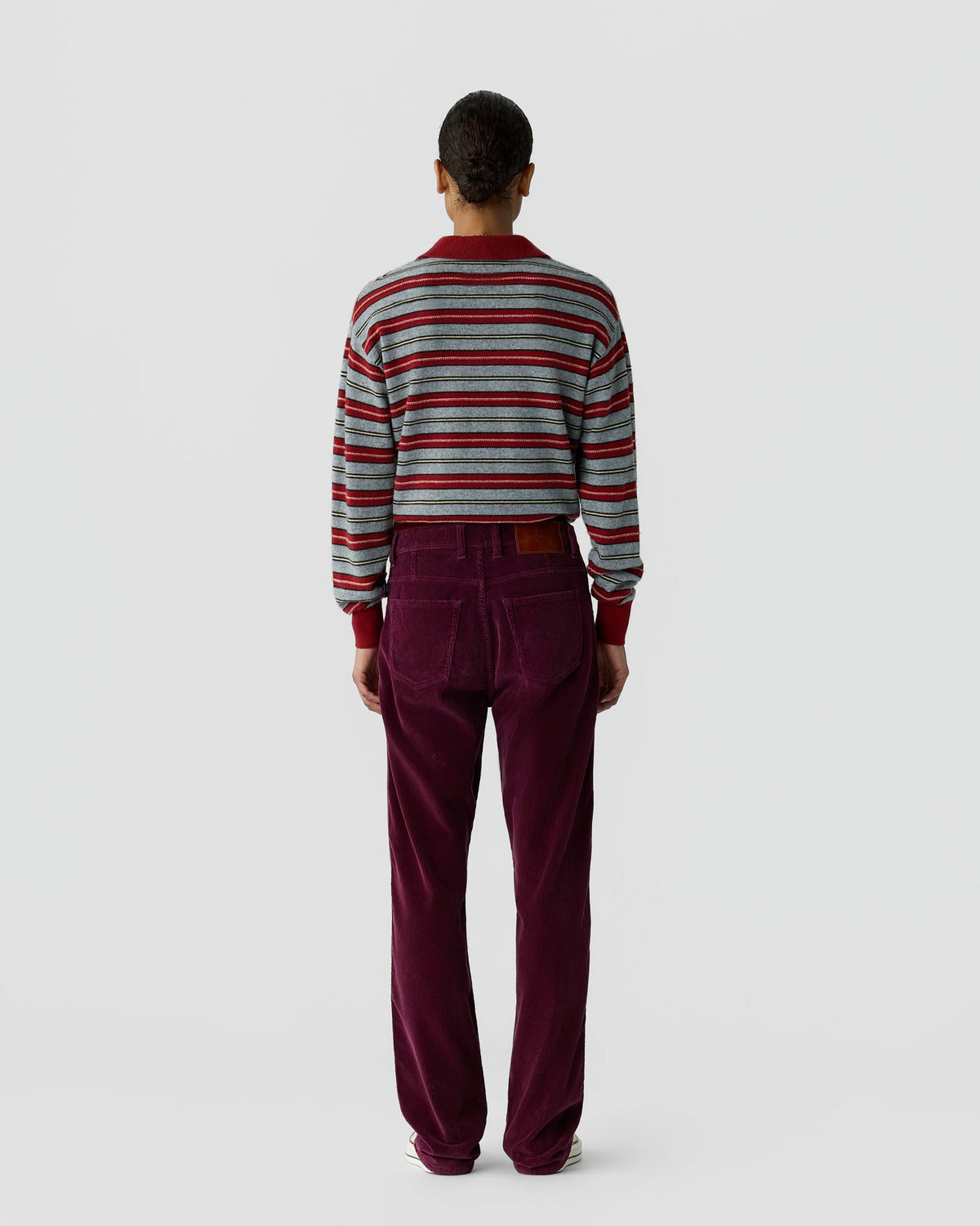 Polo Collegiate Stripe - Carmine Combo