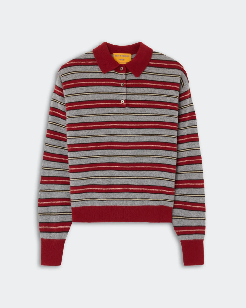Polo Collegiate Stripe - Carmine Combo