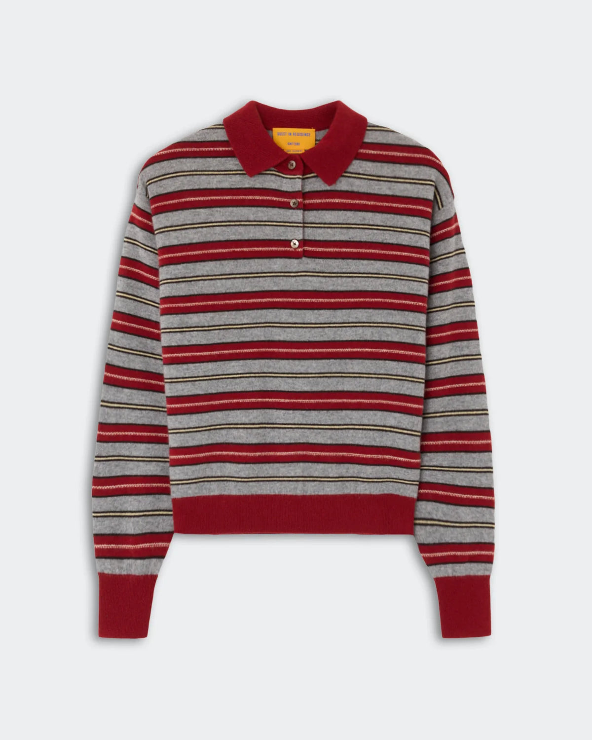 Polo Collegiate Stripe - Carmine Combo