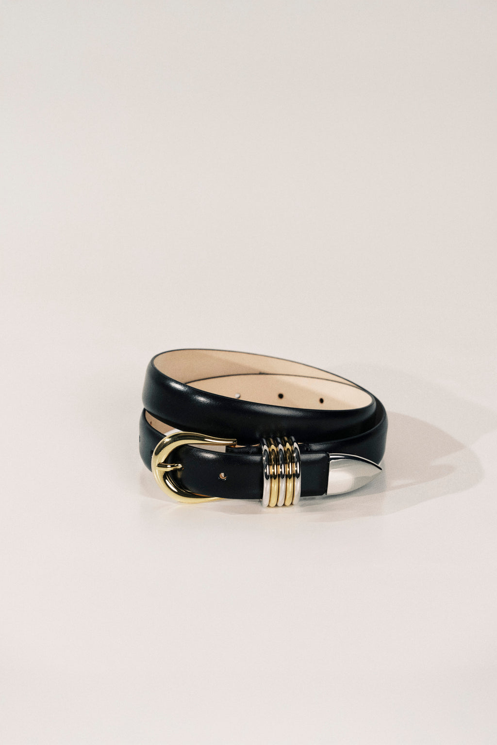 Ceinture Hollyhock - Black Silver&Gold