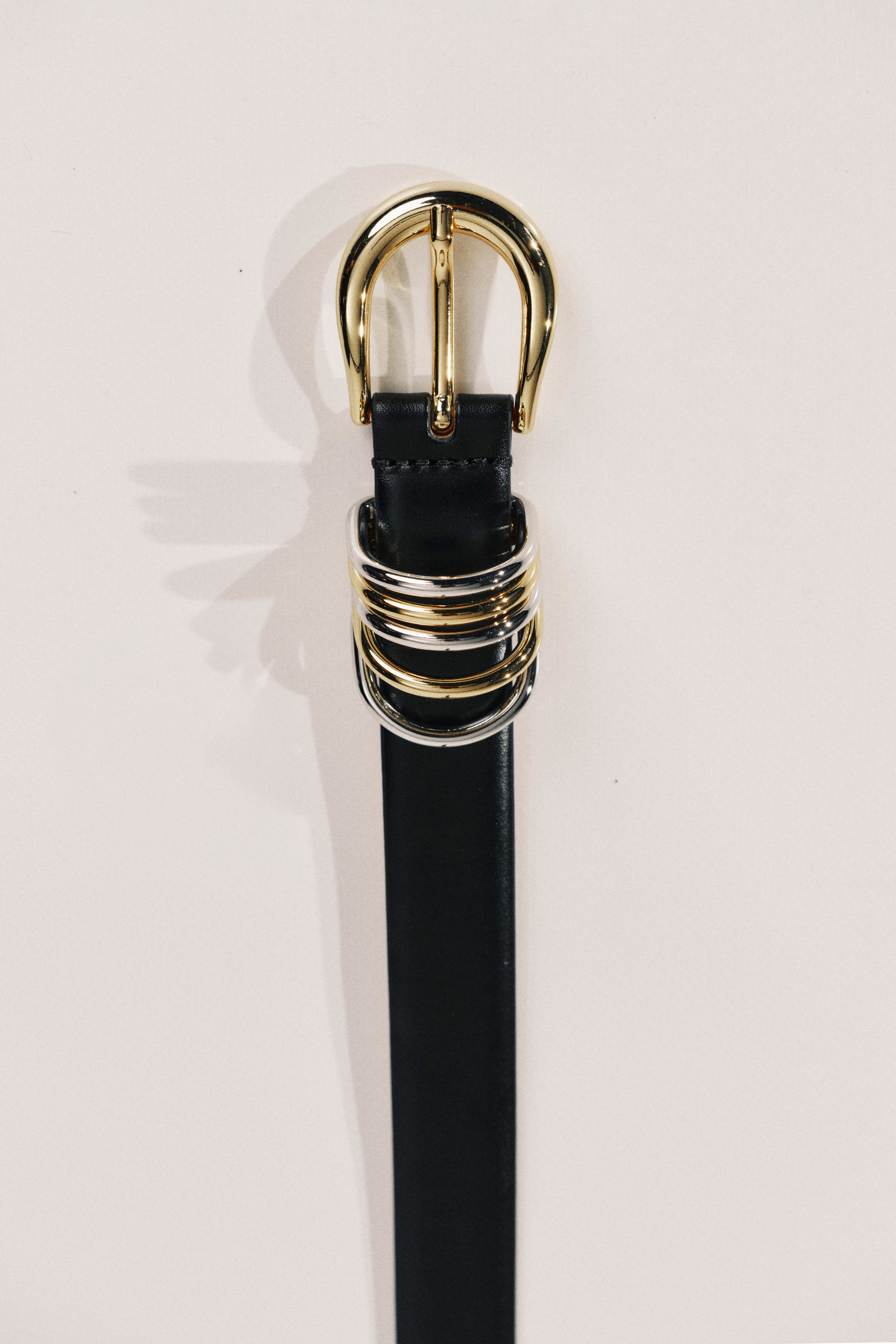 Ceinture Hollyhock - Black Silver&Gold