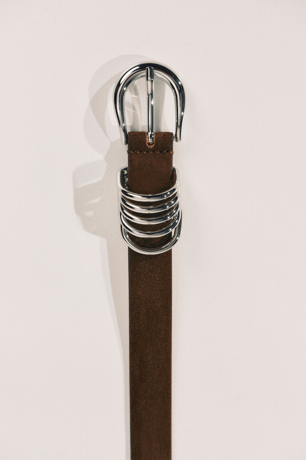 Ceinture Hollyhock Suede - Chocolate&Silver