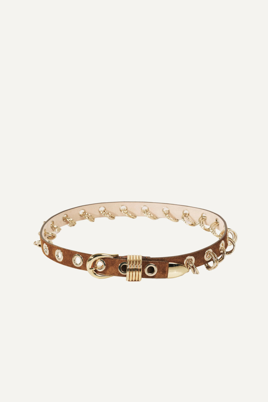 Ceinture Revenge Suede - Ochre Gold