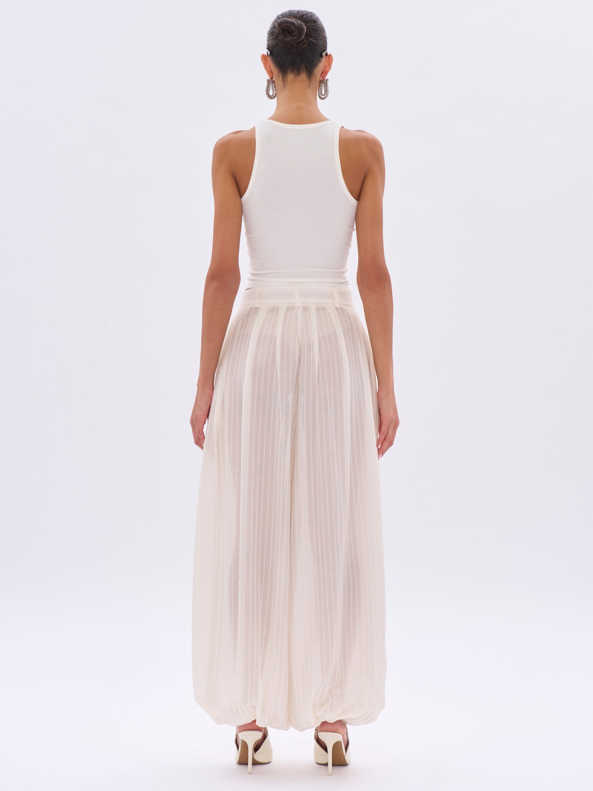 Pantalon Dilan Rayé - Cream