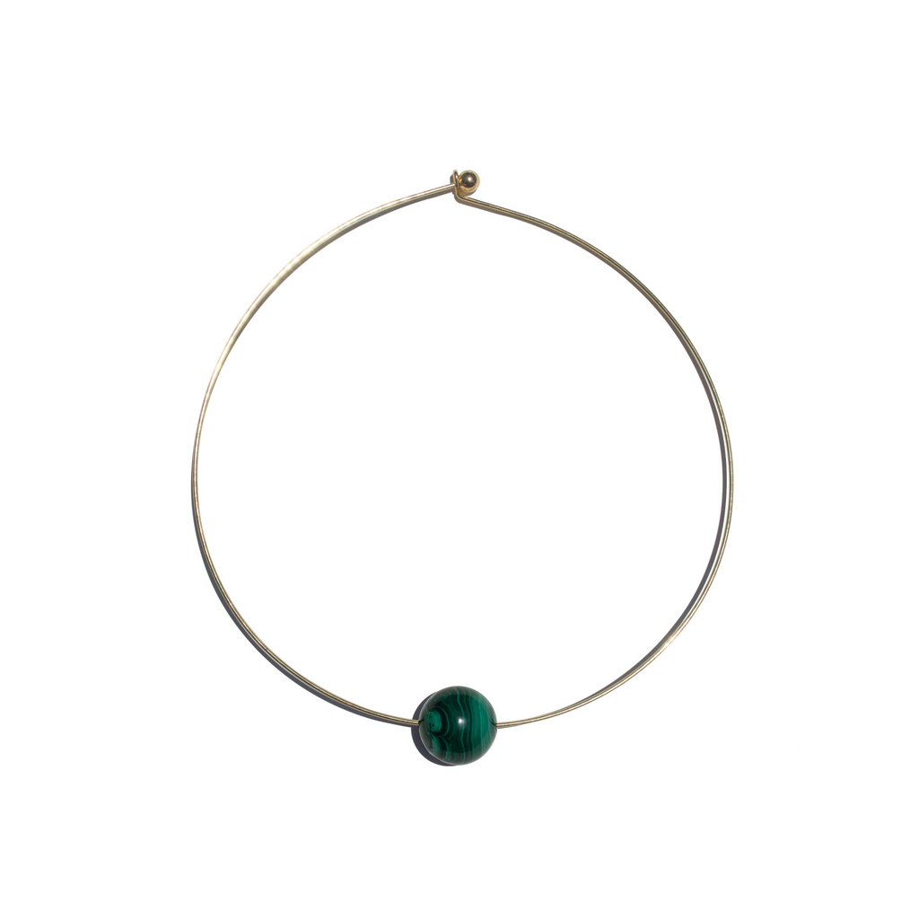 Collier Malachite Torque