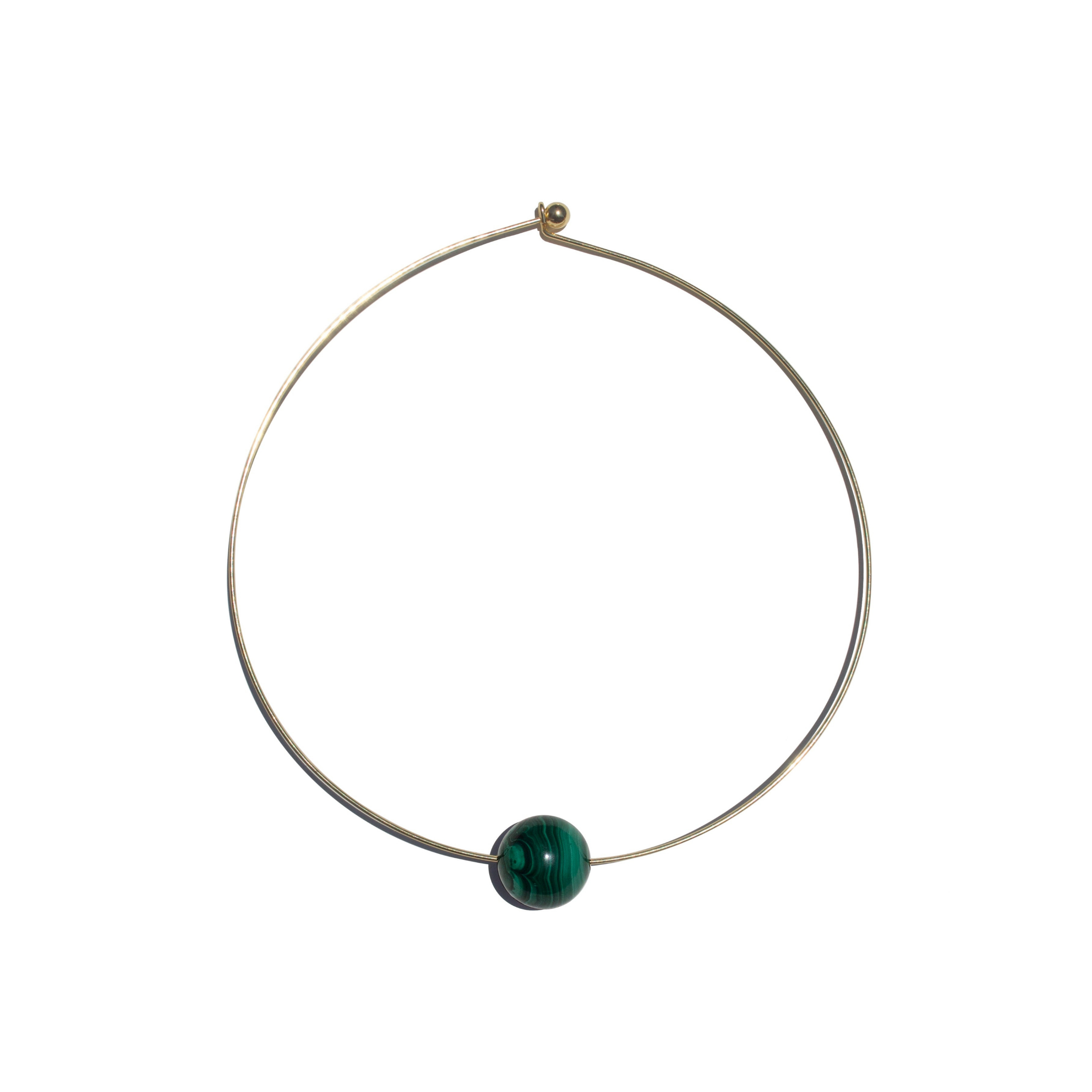 Collier Malachite Torque