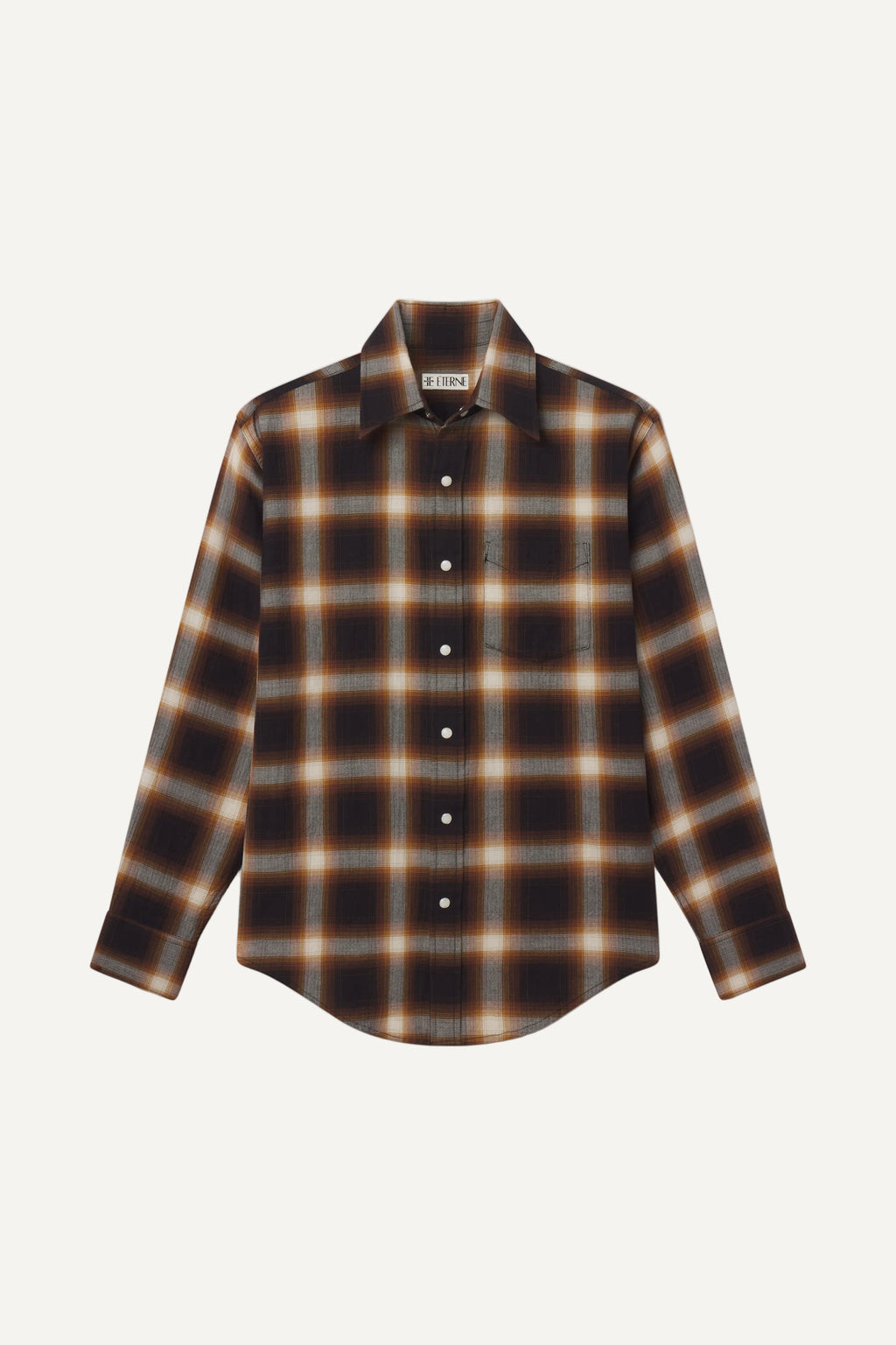 Chemise Ford Mushroom / Black - Éterne