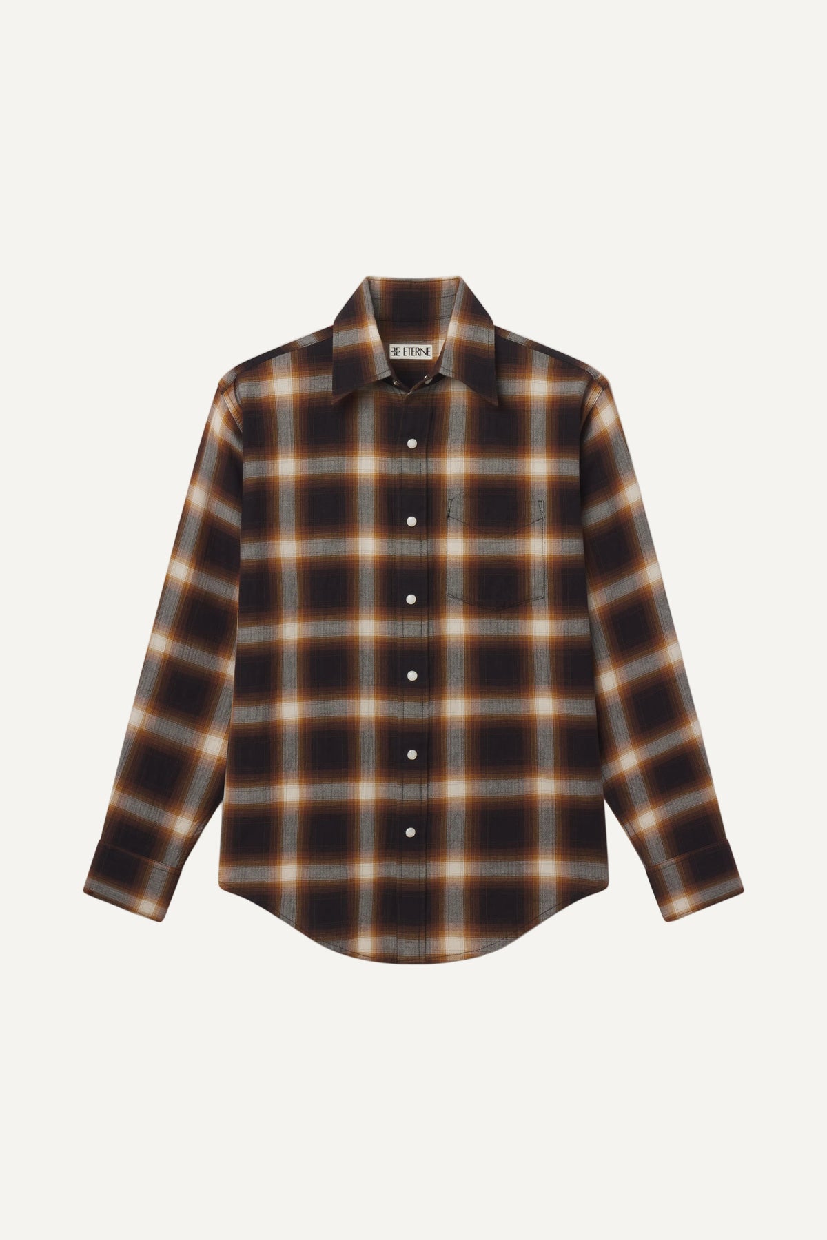 Chemise Ford Mushroom / Black - Éterne