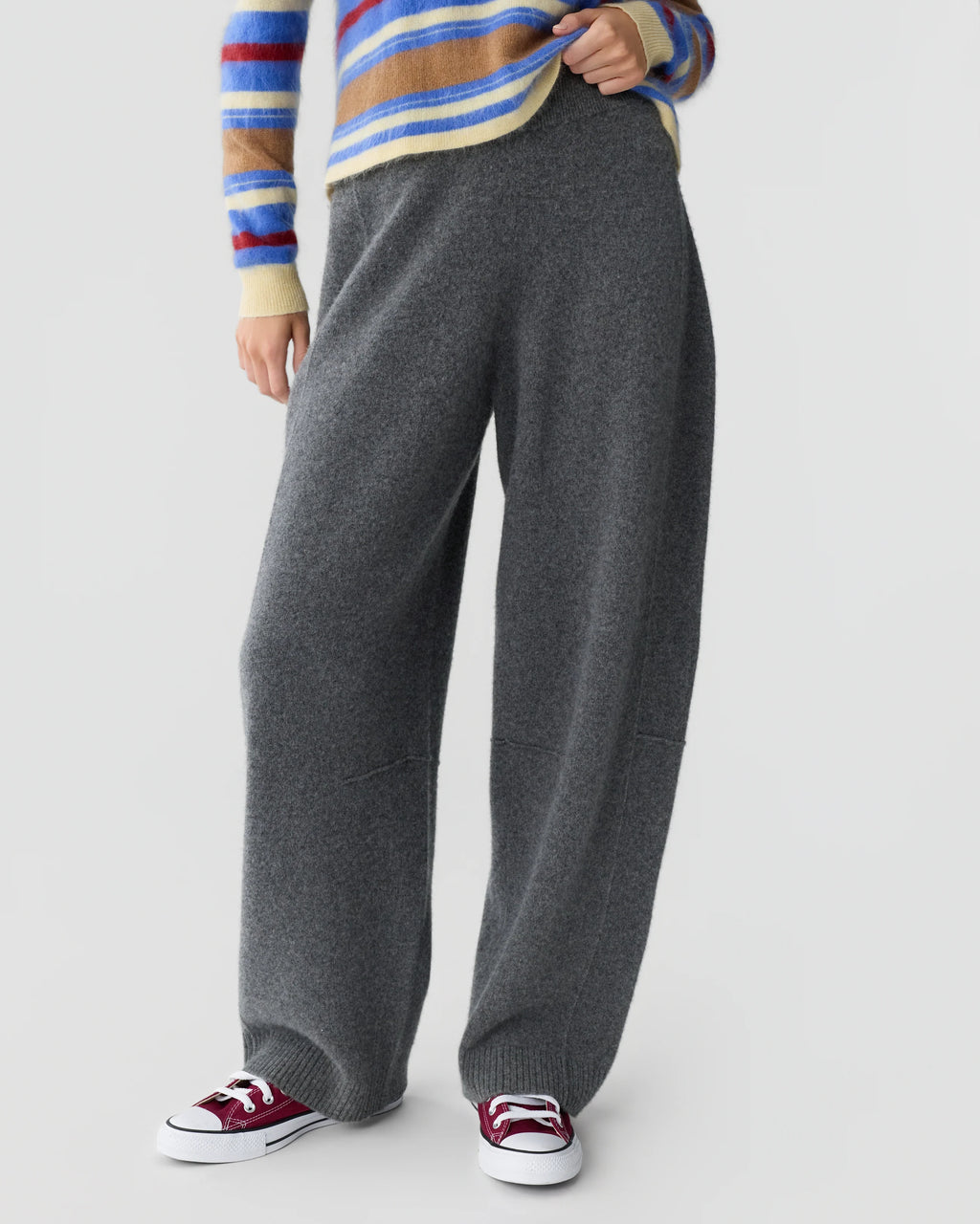 Pantalon Felted Barrel - Charcoal