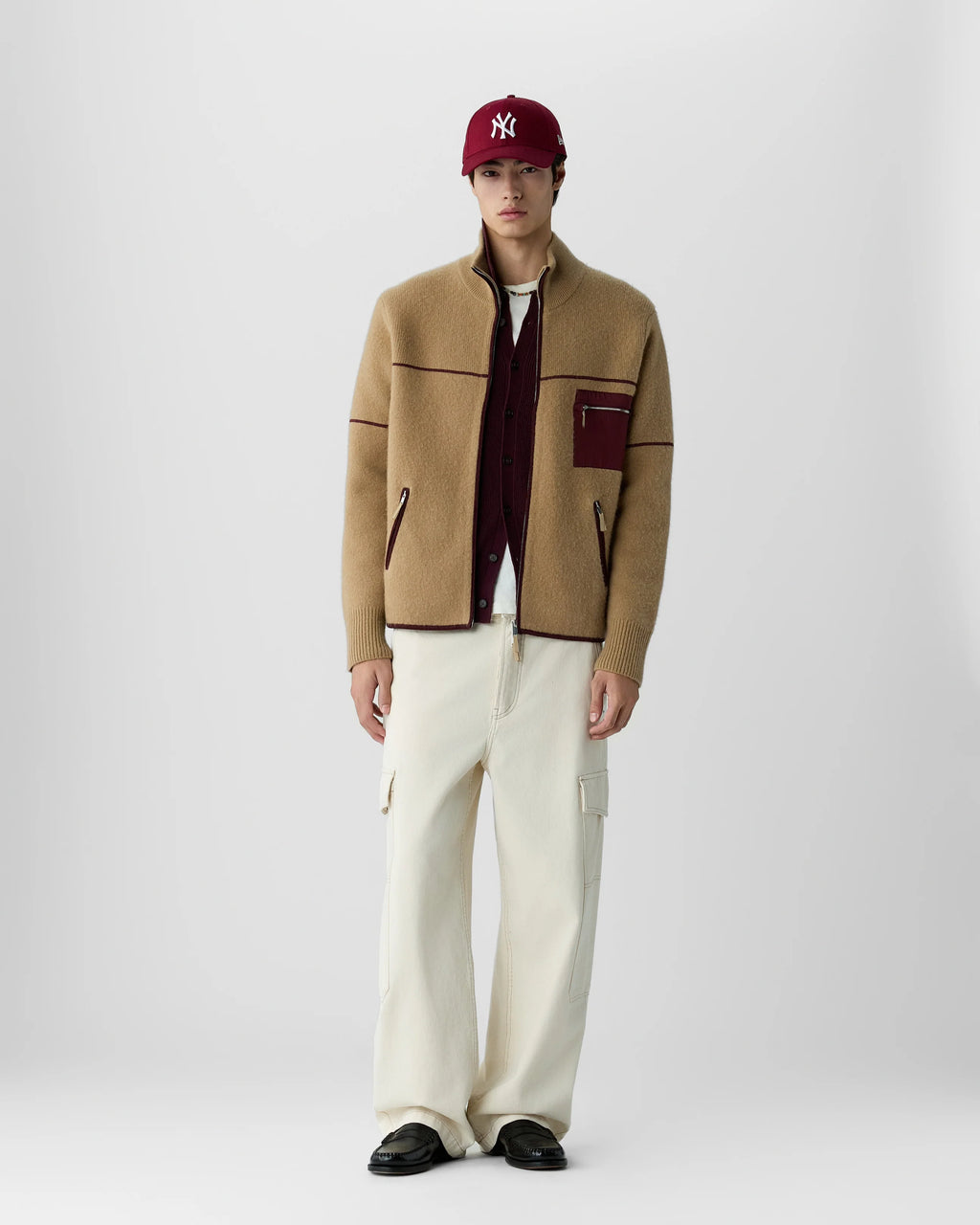 Veste Felted Louis - Camel