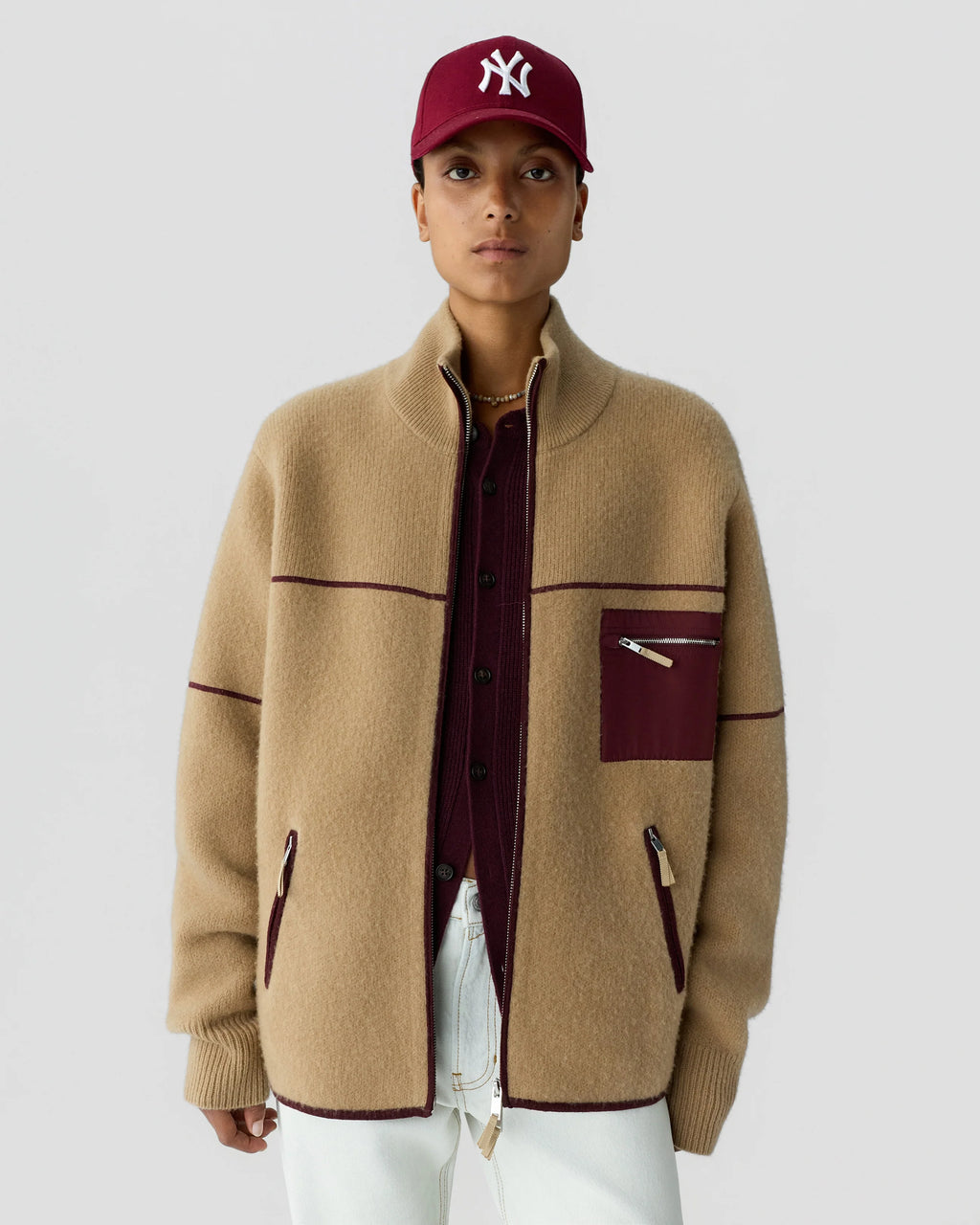 Veste Felted Louis - Camel