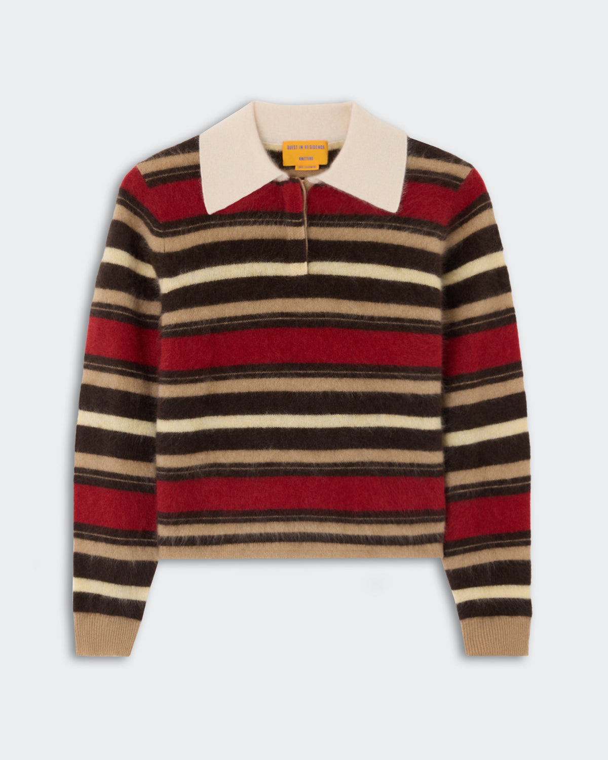 Pull Grizzly Cropped Rugby - Carmine Combo