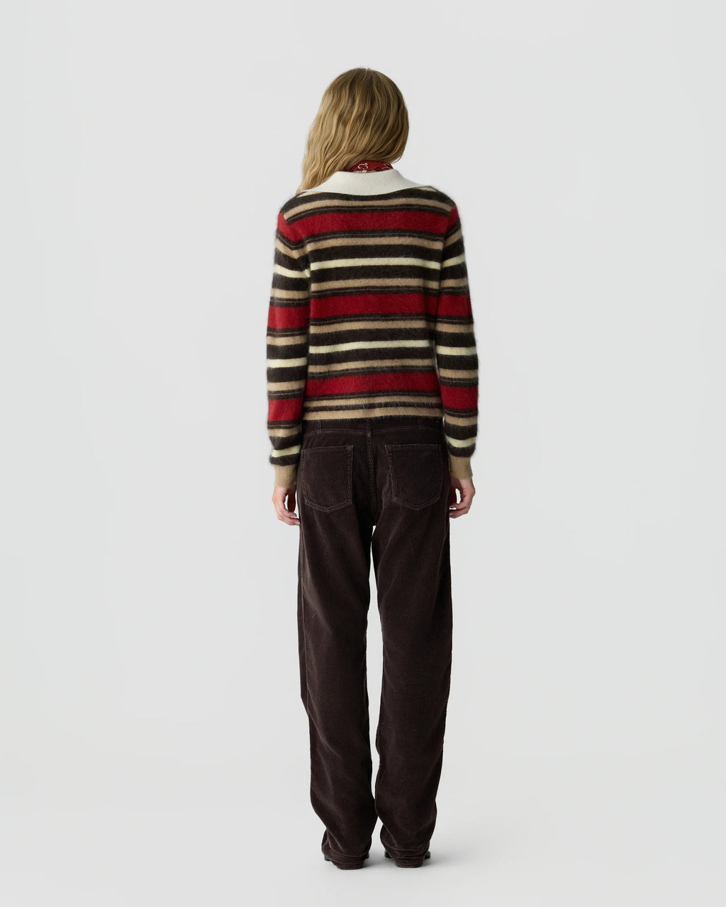 Pull Grizzly Cropped Rugby - Carmine Combo