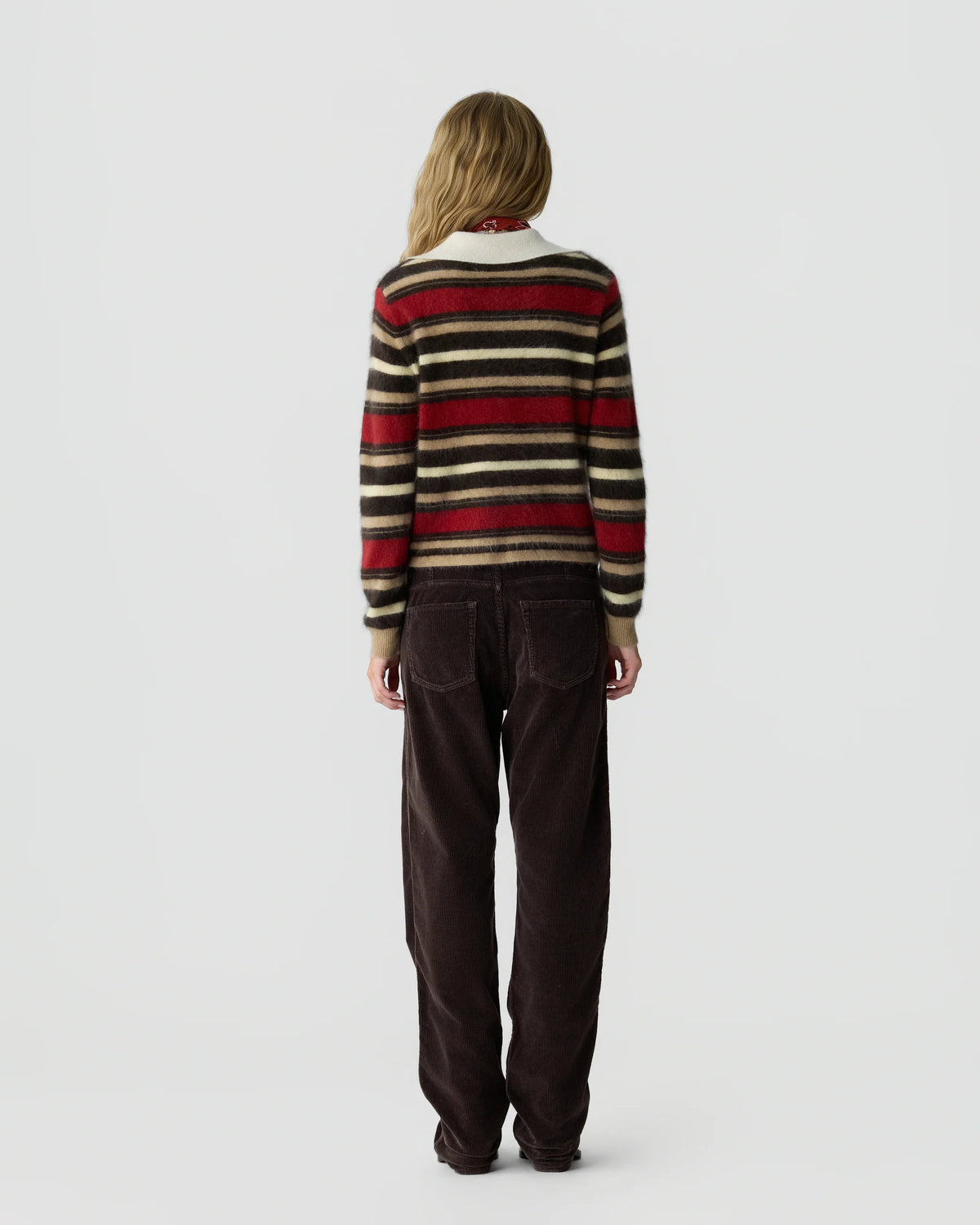 Pull Grizzly Cropped Rugby - Carmine Combo