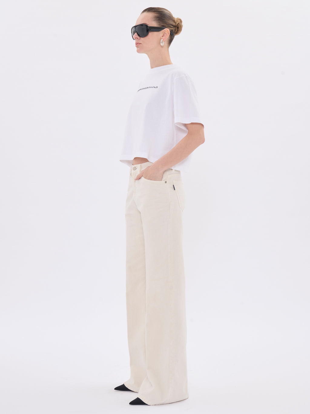 Pantalon Clara Velvet Pier - Snow