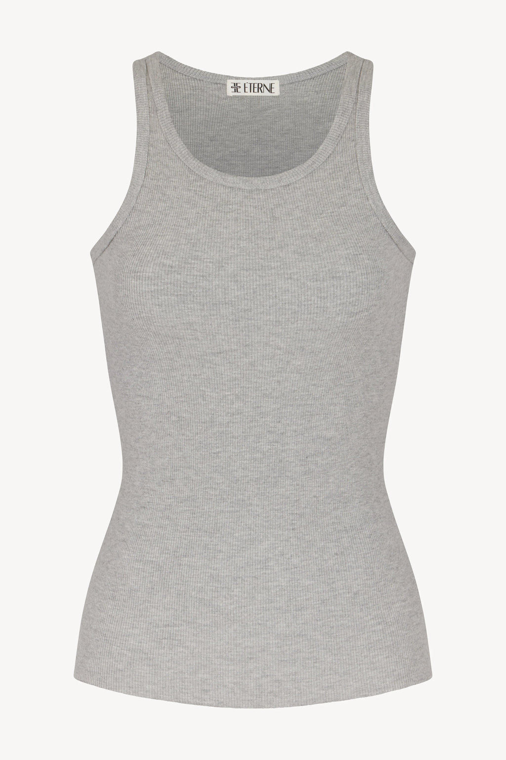 Débardeur à col montant – Heather Grey