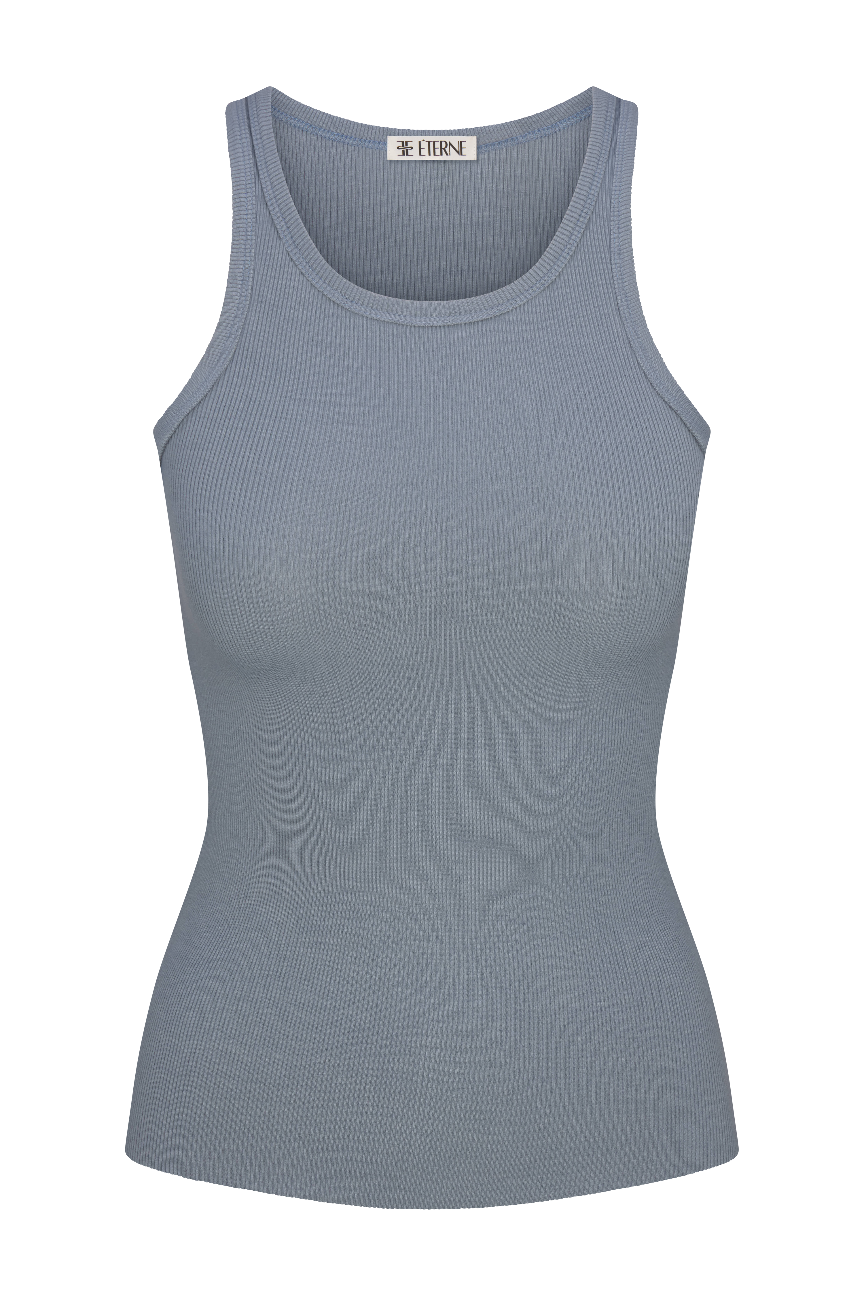 Débardeur à col montant - Slate