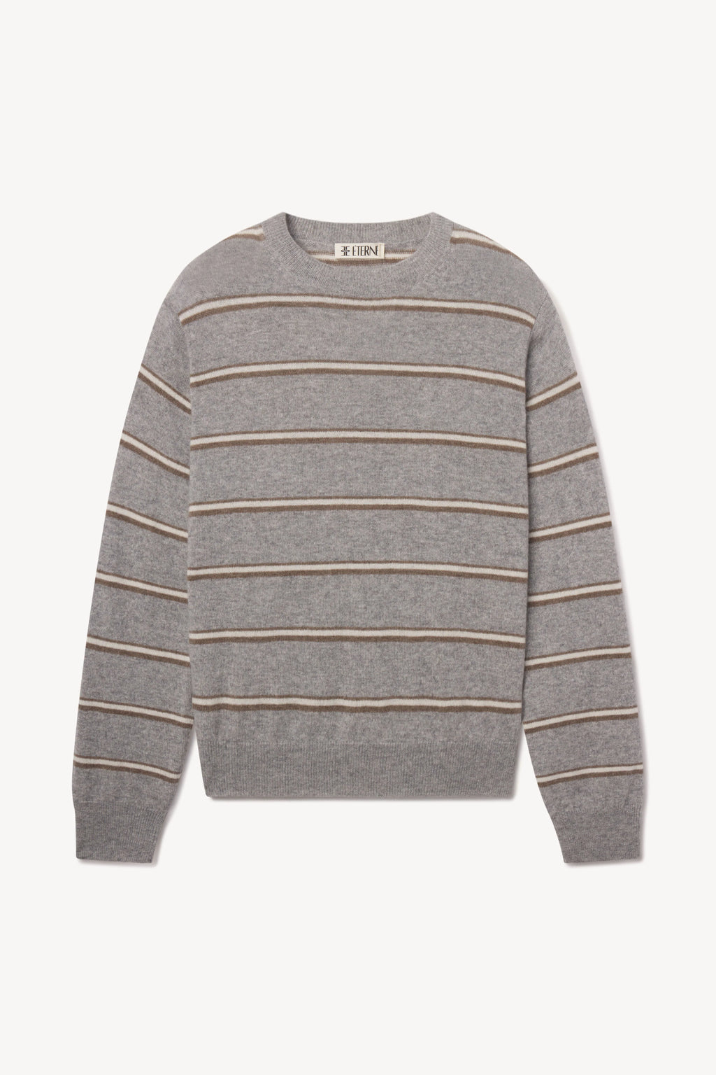 Pull James – Heather Grey Stripe